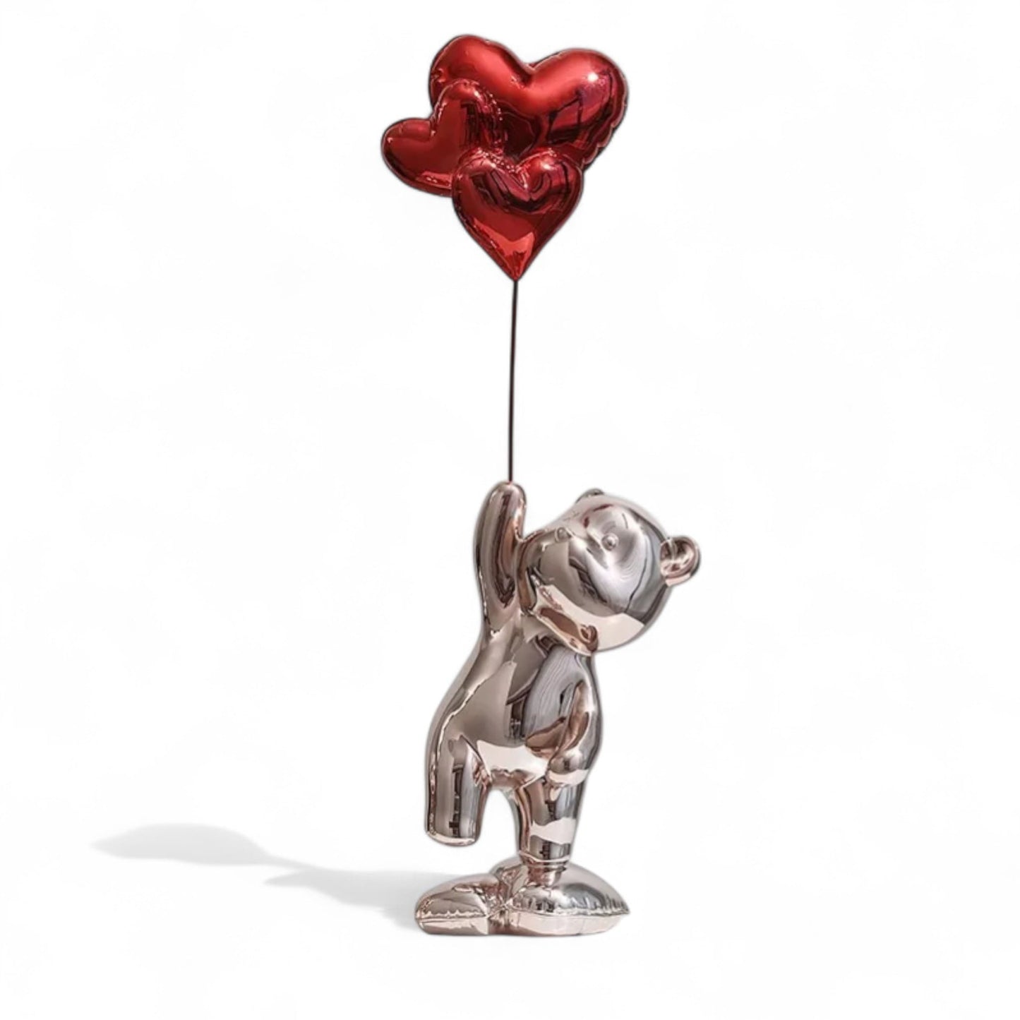 Love Balloon Bear Figure – Romantic Nordic Home Decor