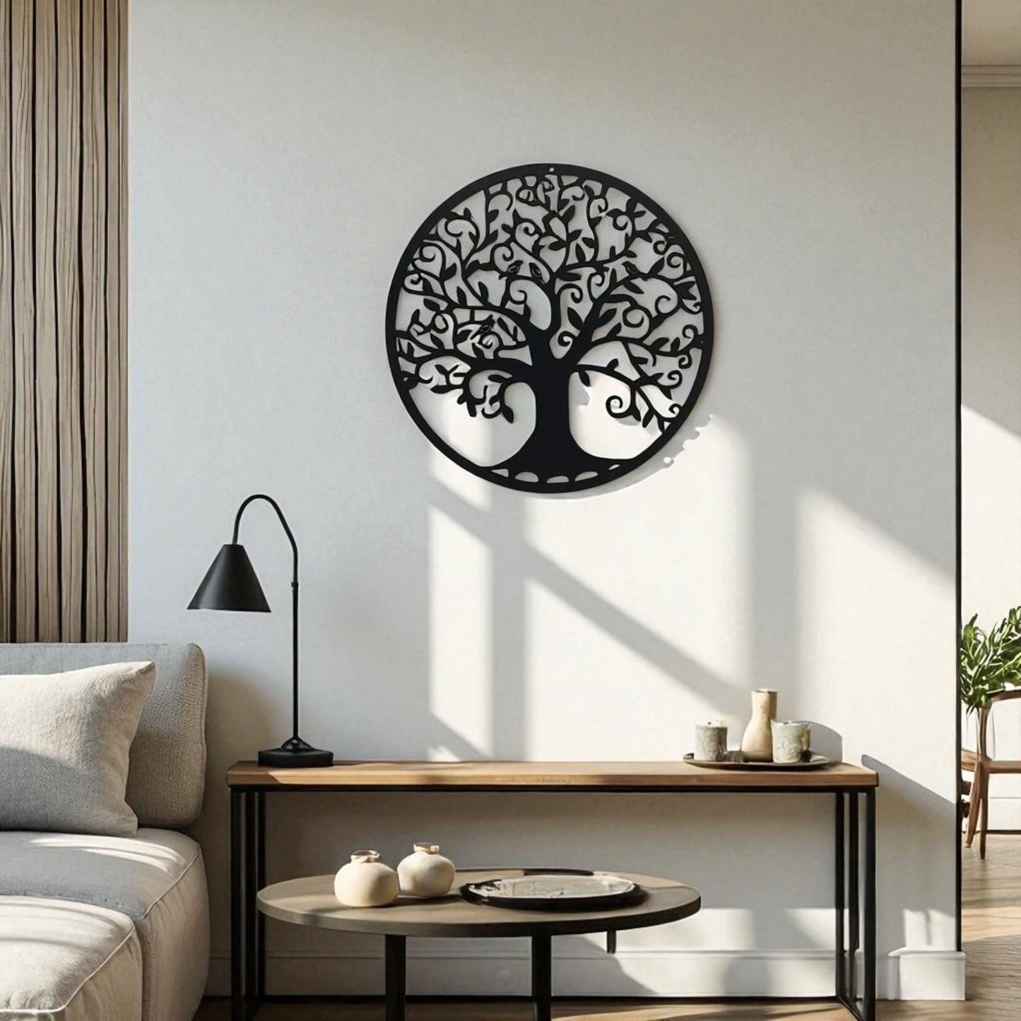 Tree of Life Metal Wall Art – Family Tree Hanging Décor