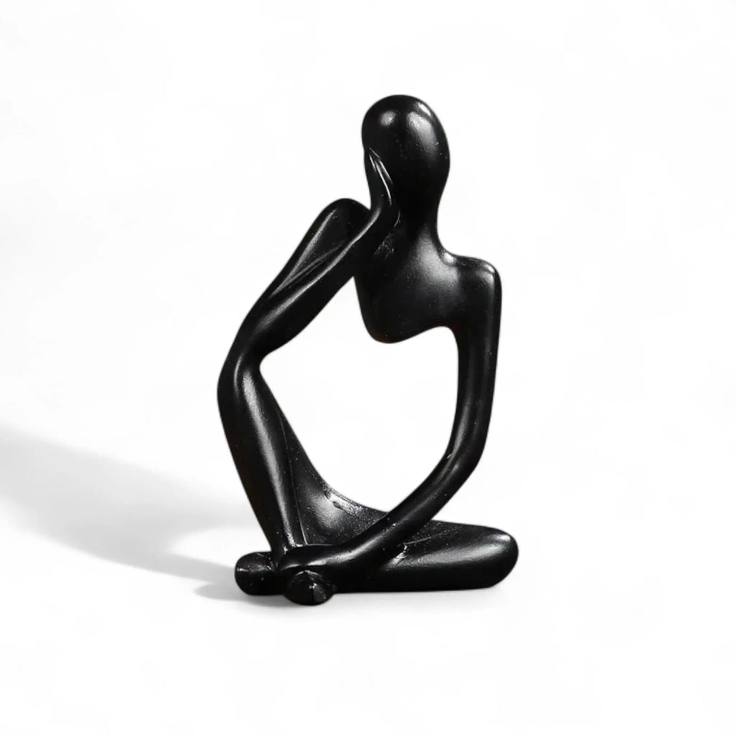 Abstract Thinker Statue – Sand Resin Sculpture for Modern Home Decor Geniogoods