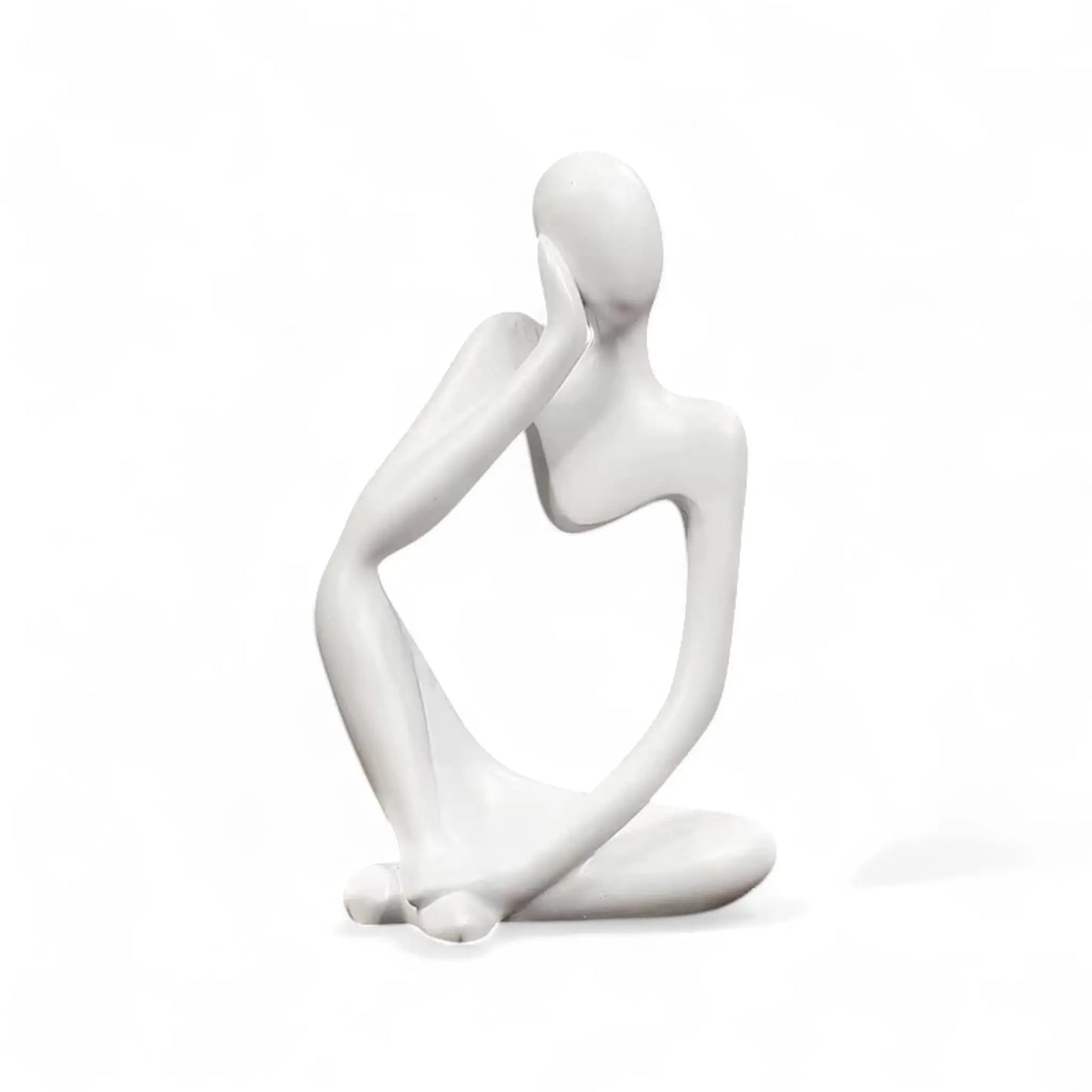 Abstract Thinker Statue – Sand Resin Sculpture for Modern Home Decor Geniogoods