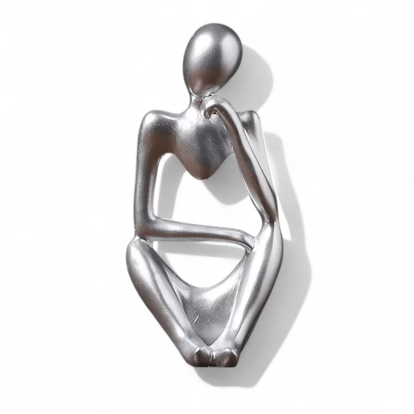 Abstract Thinker Statue – Sand Resin Sculpture for Modern Home Decor Geniogoods