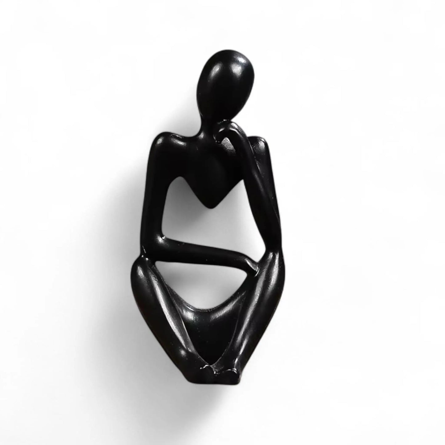 Abstract Thinker Statue – Sand Resin Sculpture for Modern Home Decor Geniogoods