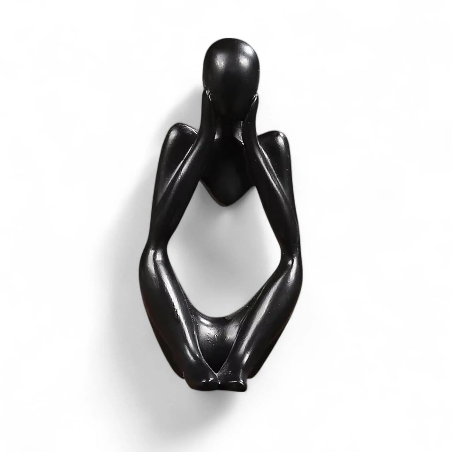 Abstract Thinker Statue – Sand Resin Sculpture for Modern Home Decor Geniogoods