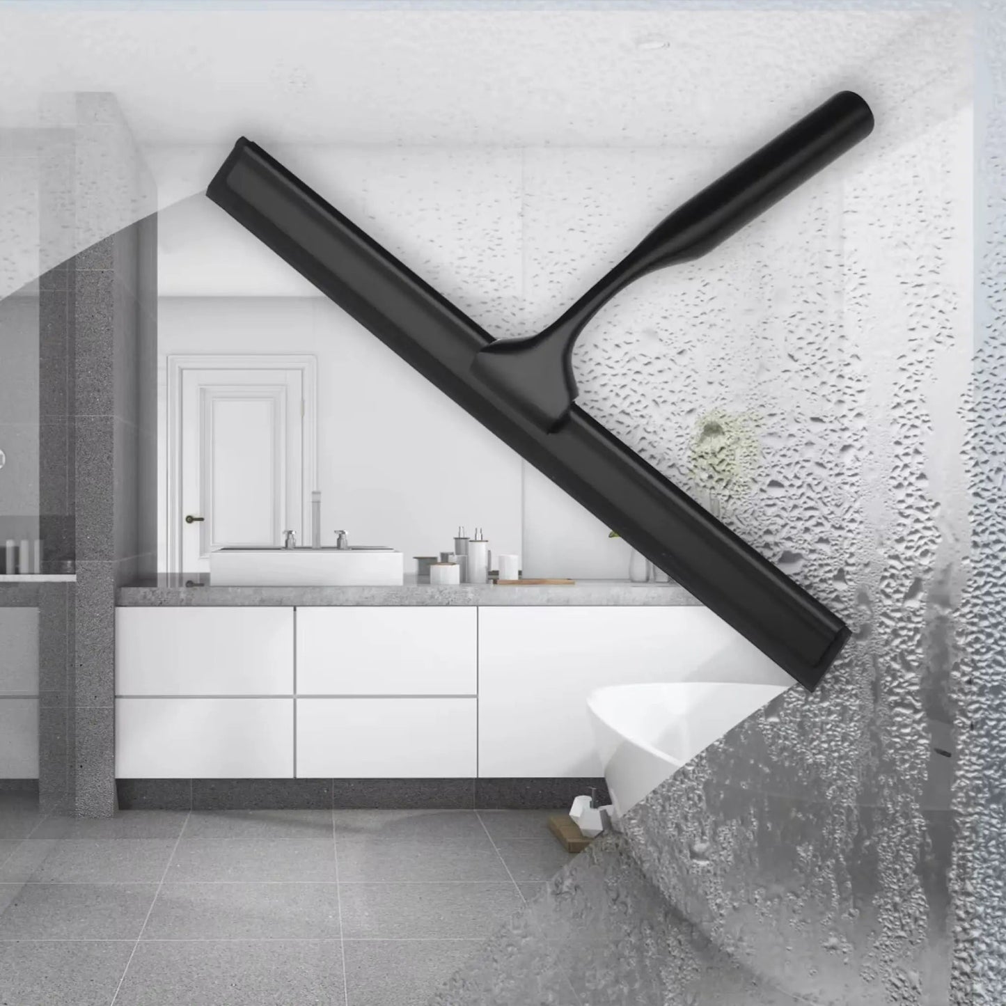 All-Purpose Shower Squeegee 10" – Streak-Free Glass & Mirror Cleaner - Geniogoods