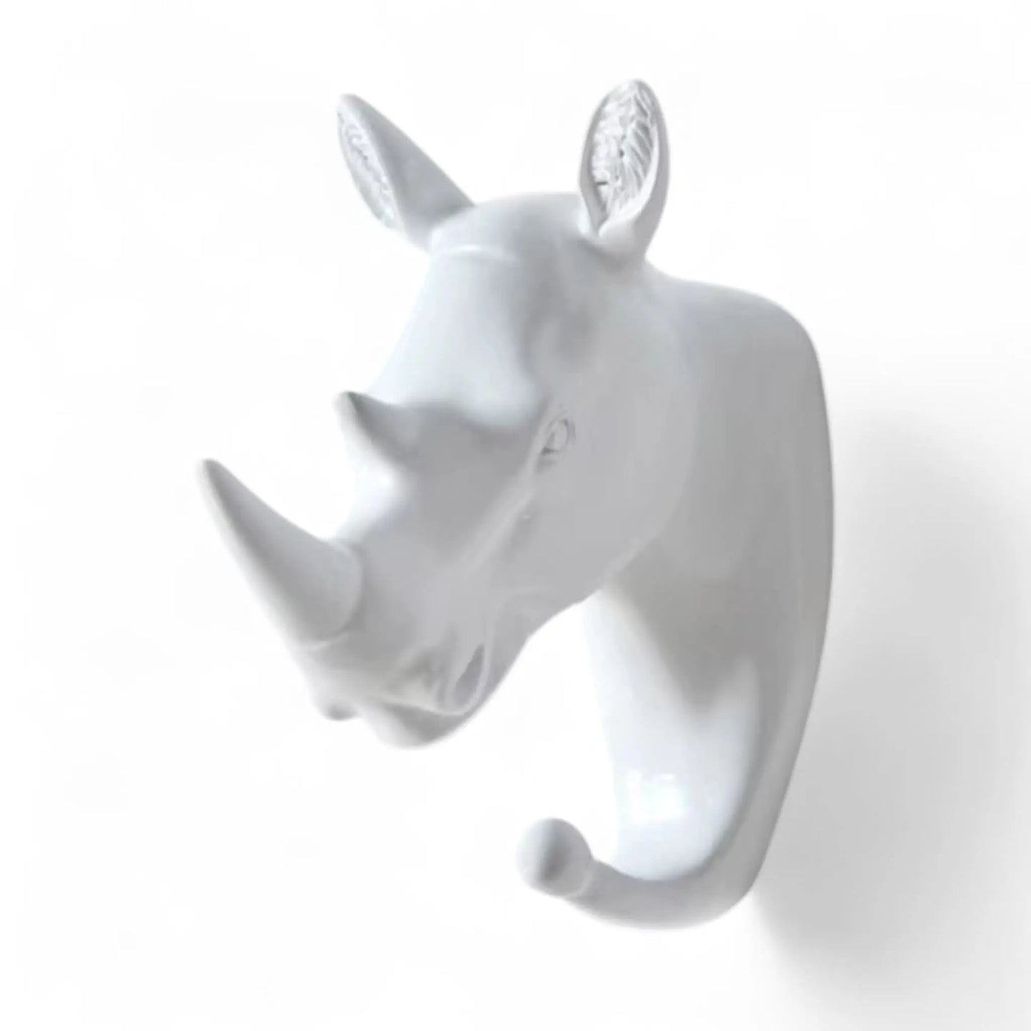 Animal Wall Hook – Vintage Resin Deer Head Hanger for Decor Geniogoods