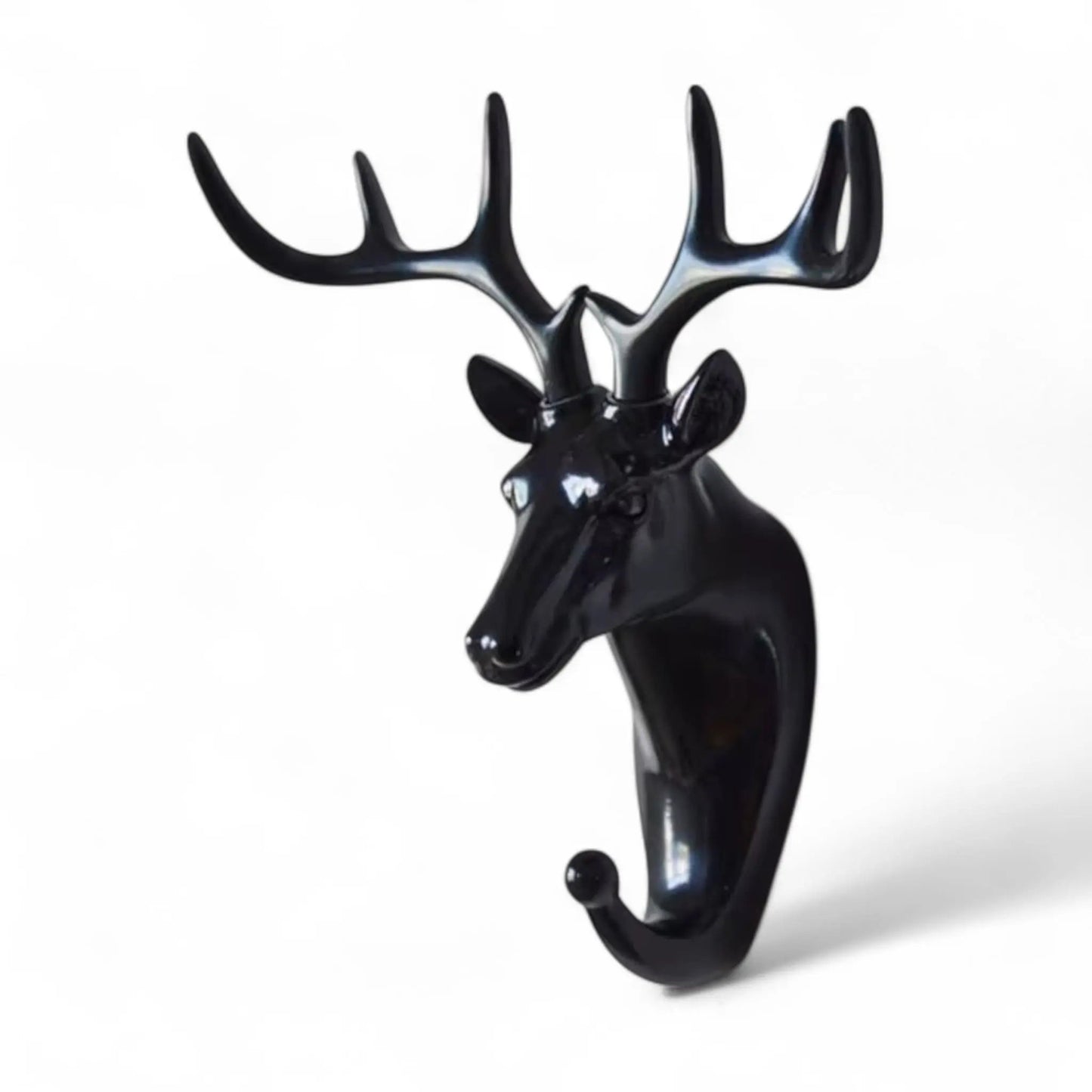 Animal Wall Hook – Vintage Resin Deer Head Hanger for Decor Geniogoods