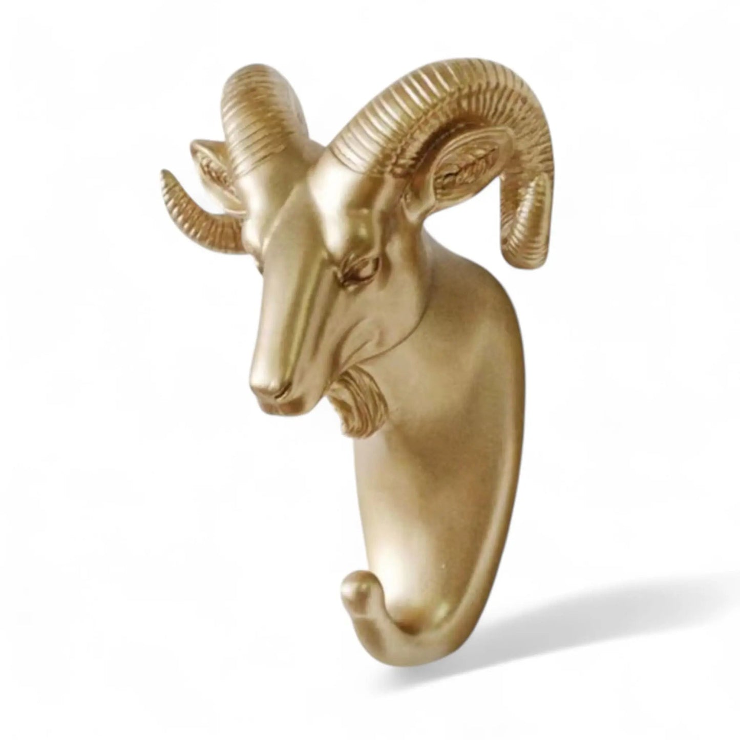 Animal Wall Hook – Vintage Resin Deer Head Hanger for Decor Geniogoods