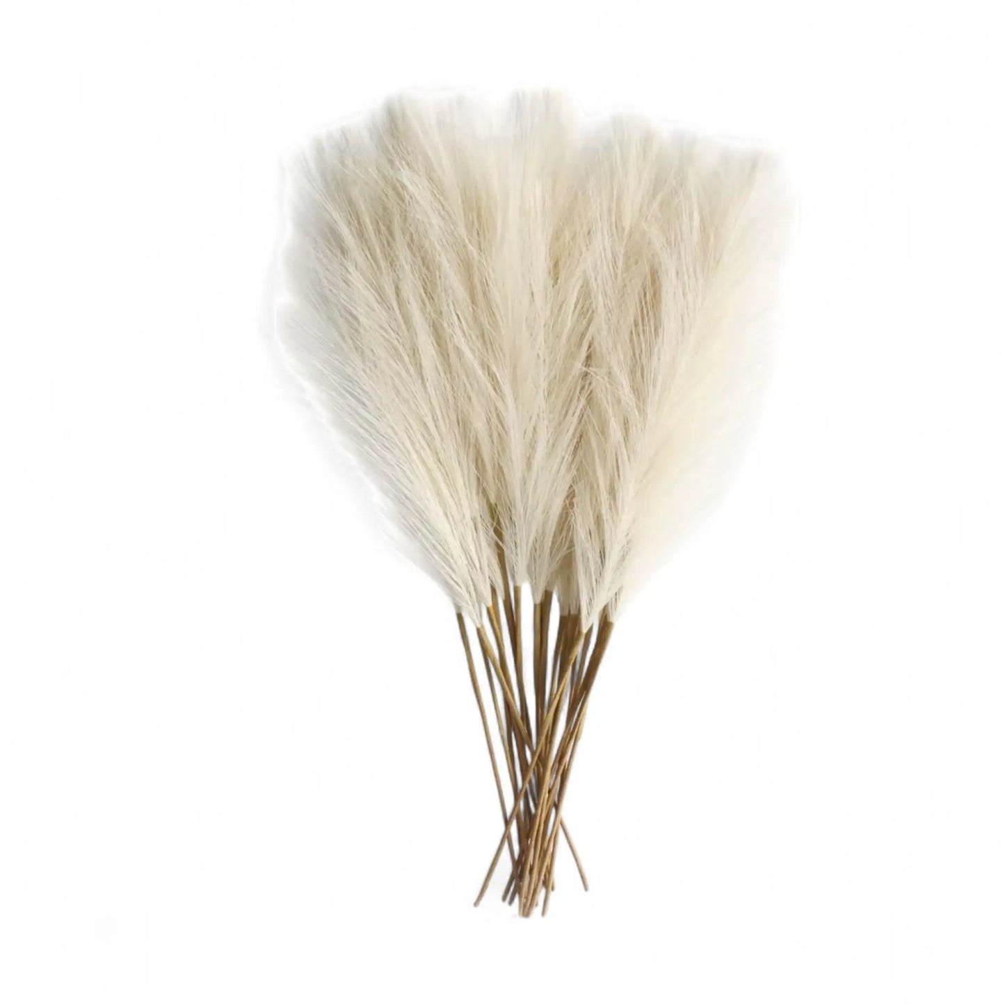 Artificial Pampas Grass Decor – 6pcs Faux Stems for Boho Styling Geniogoods