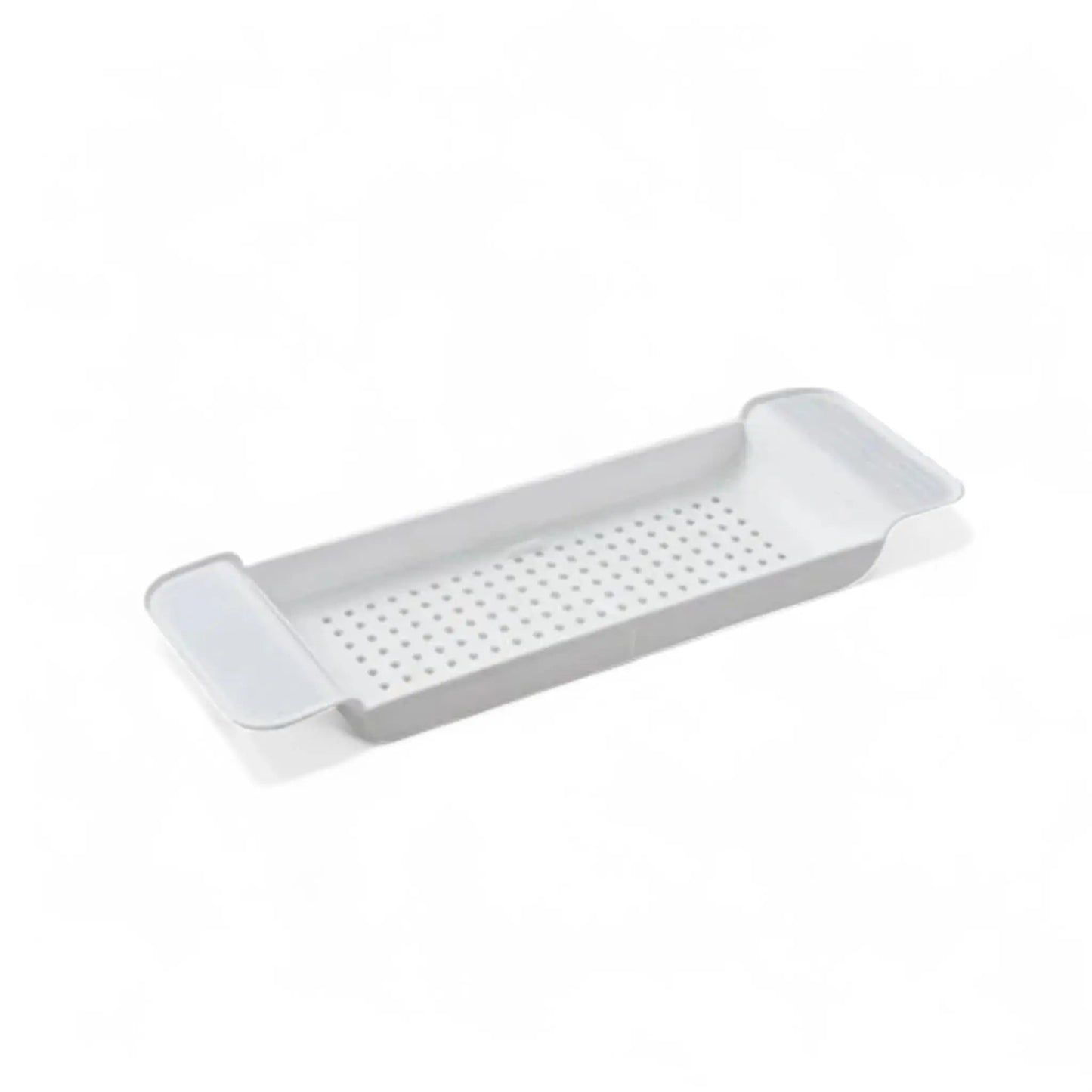 Bathtub tray shelf – retractable bath caddy in black or white Geniogoods