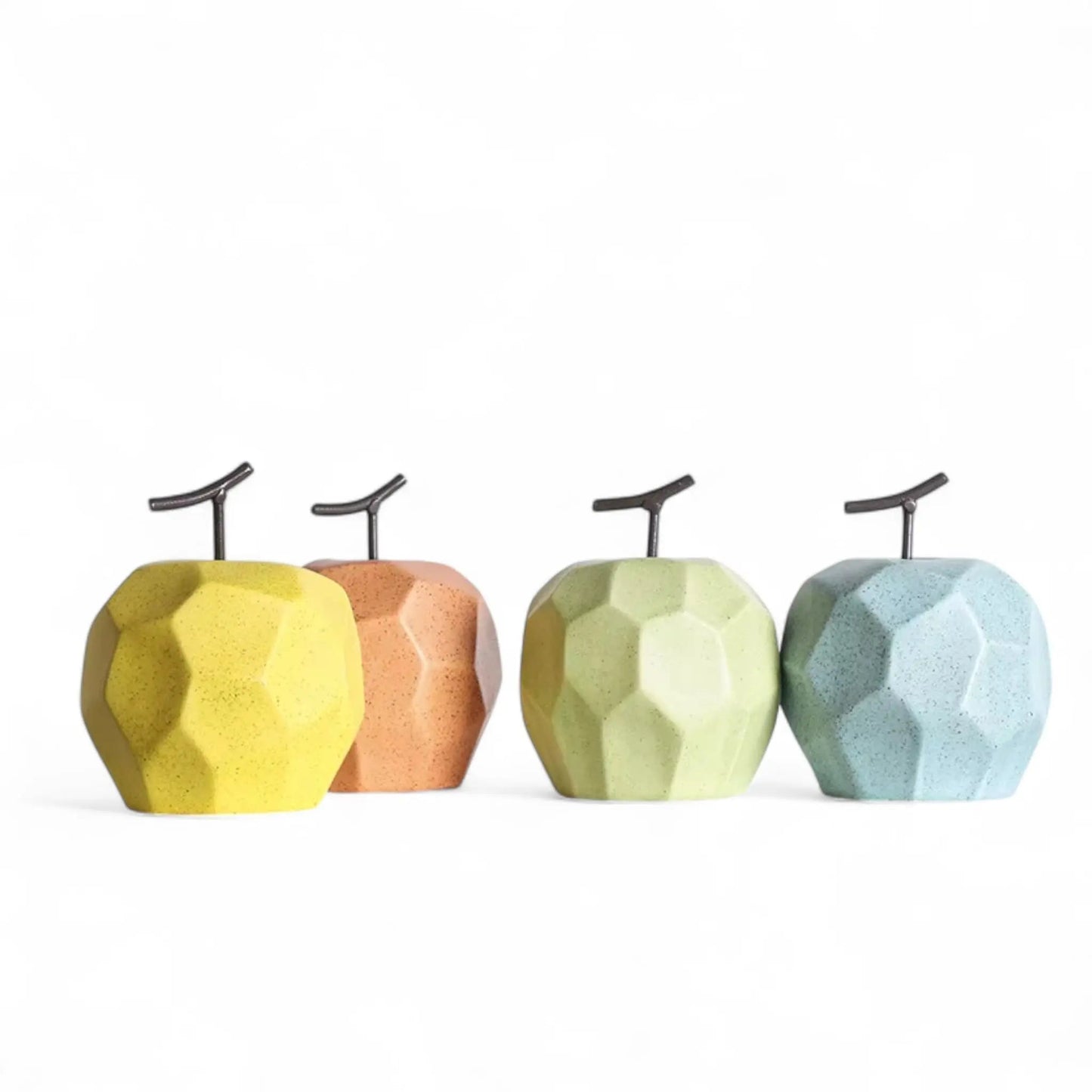 Ceramic Fruit Figurines – Nordic Apple & Pear Home Decor Geniogoods