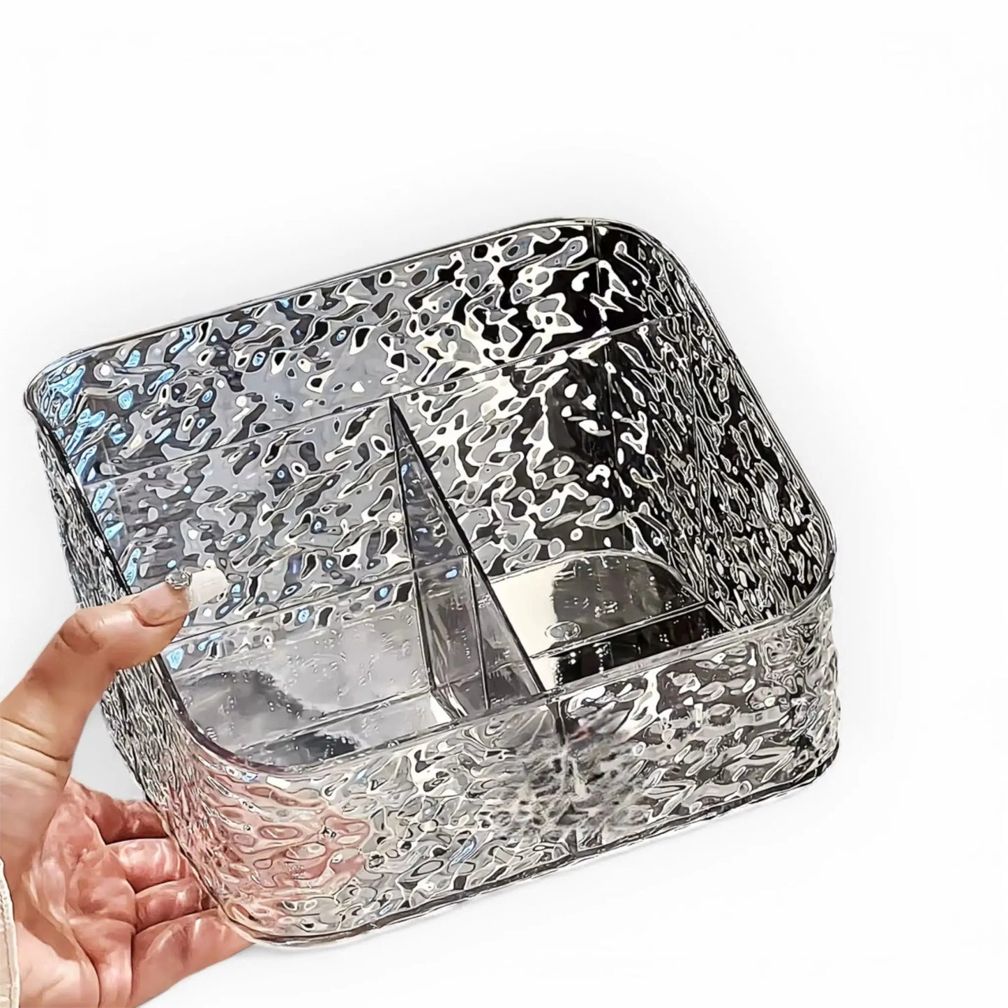 Clear Makeup Storage Organizer – Transparent Multi-Use Box Geniogoods