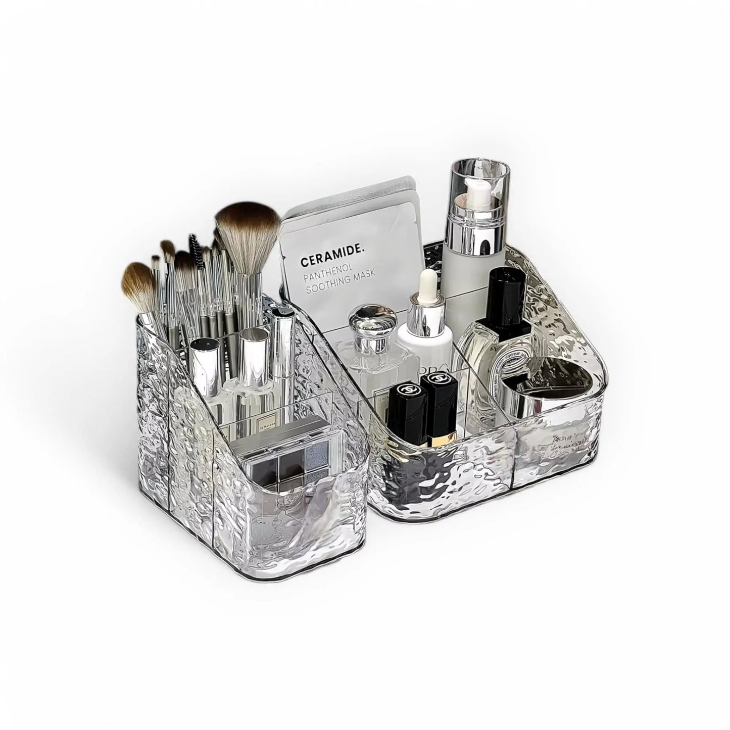 Clear Makeup Storage Organizer – Transparent Multi-Use Box Geniogoods