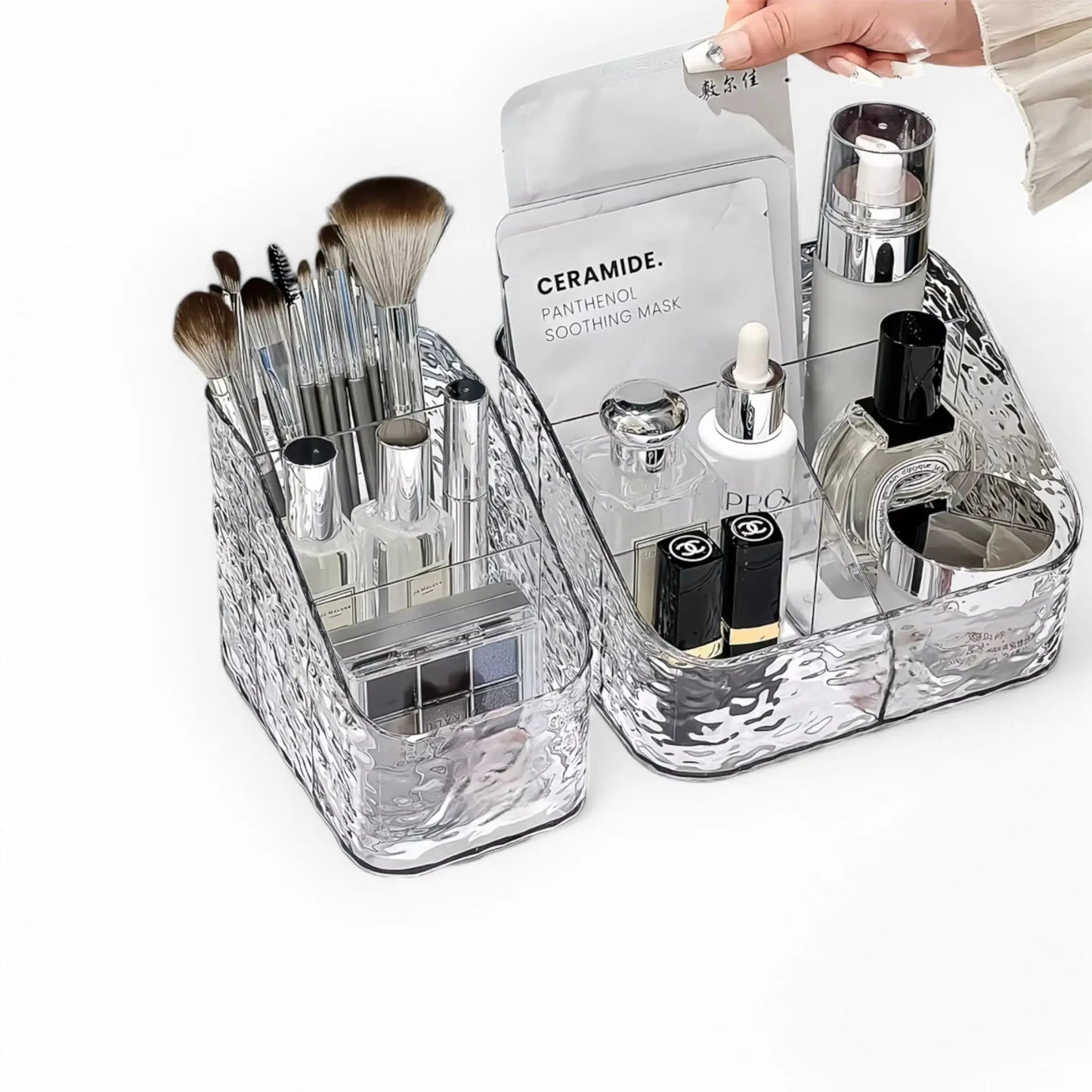 Clear Makeup Storage Organizer – Transparent Multi-Use Box Geniogoods