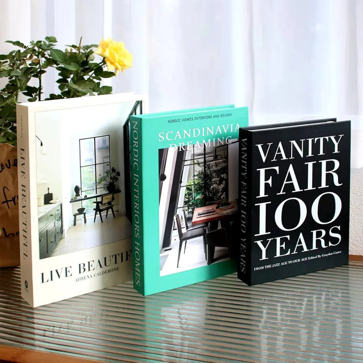 Fake Books Set | Stylish Coffee Table & Living Room Decor