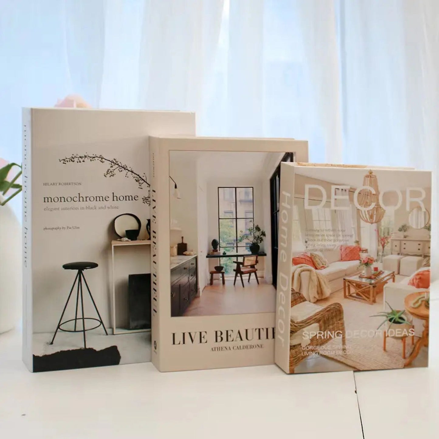 Fake Books Set | Stylish Coffee Table & Living Room Decor