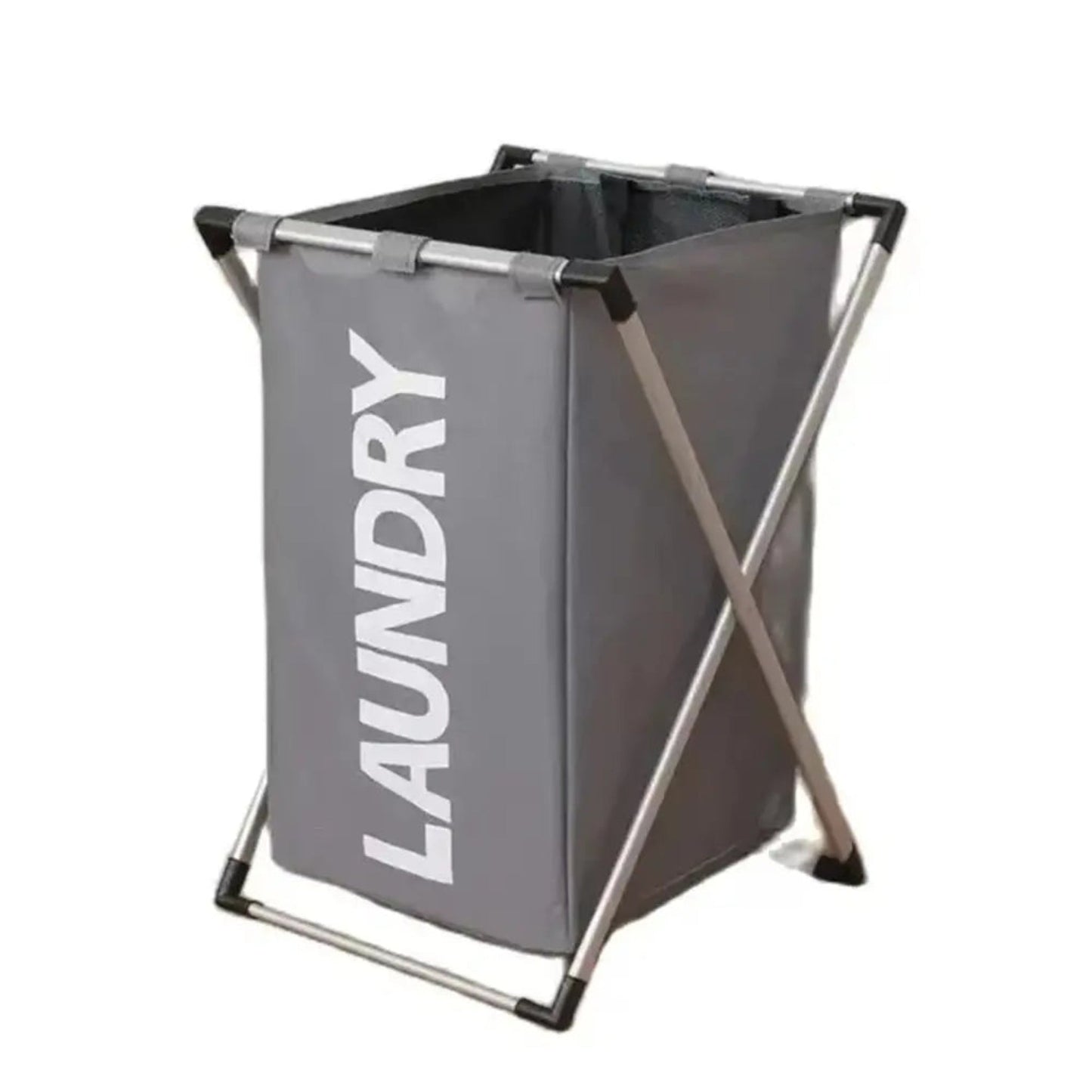 Foldable Laundry Basket - 3-Grid Waterproof Clothes Organizer