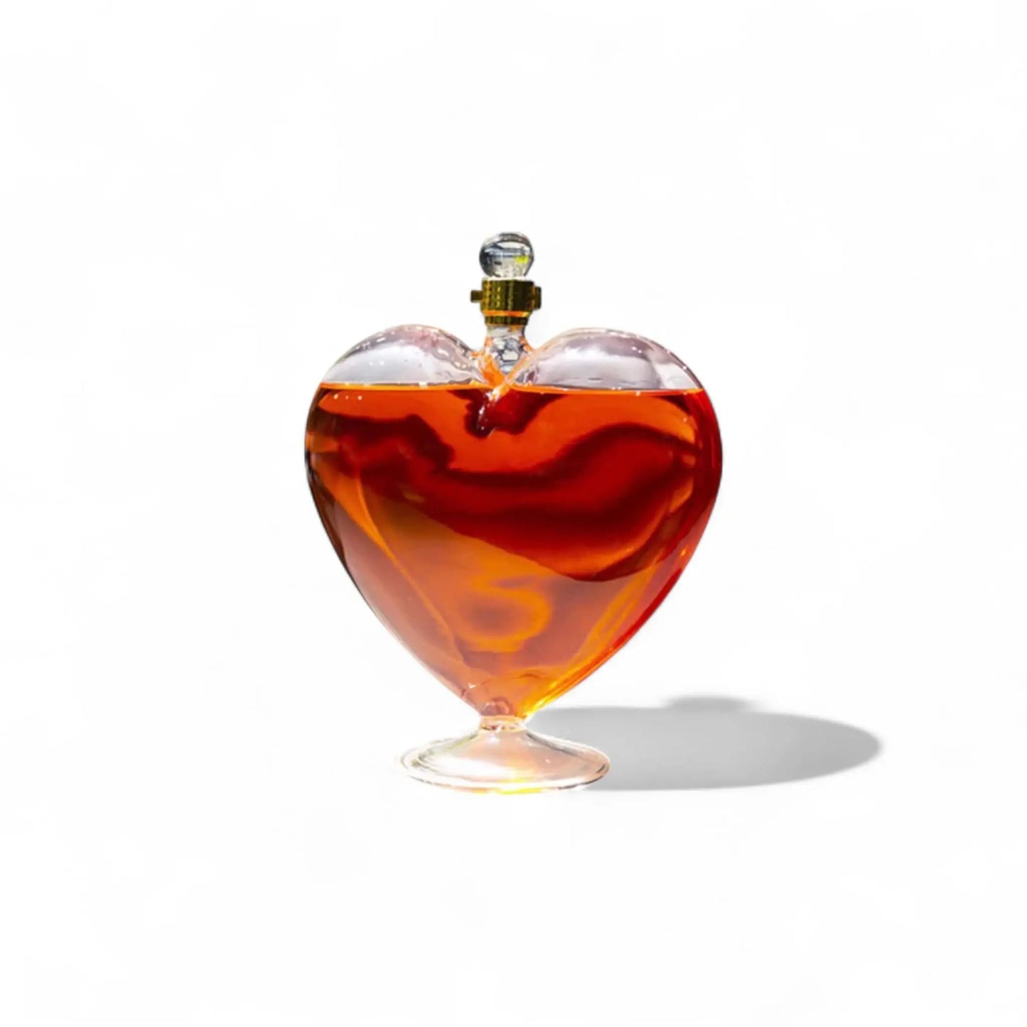 Heart shape wine decanter – creative glass wine dispenser gift Geniogoods