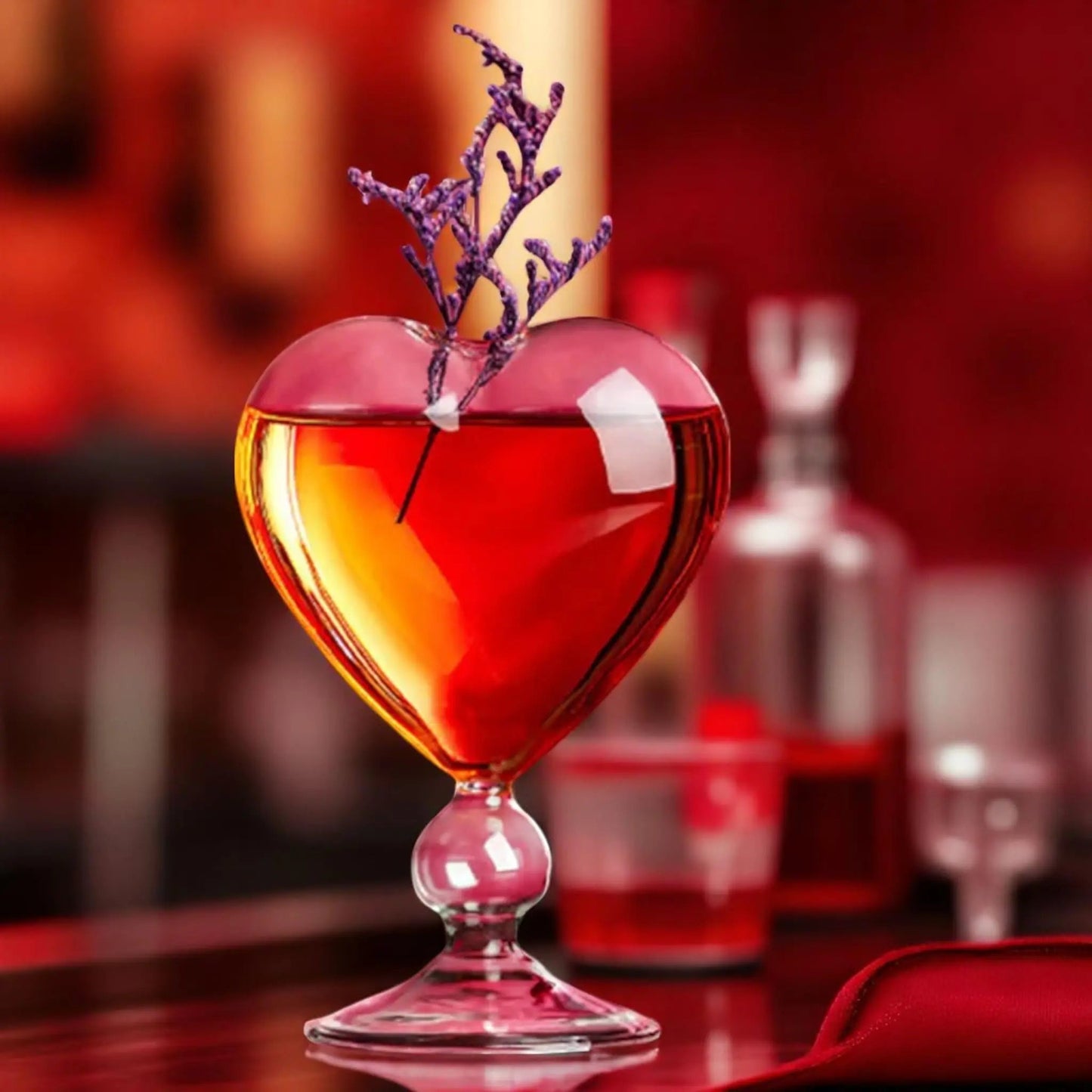 Heart shape wine decanter – creative glass wine dispenser gift Geniogoods