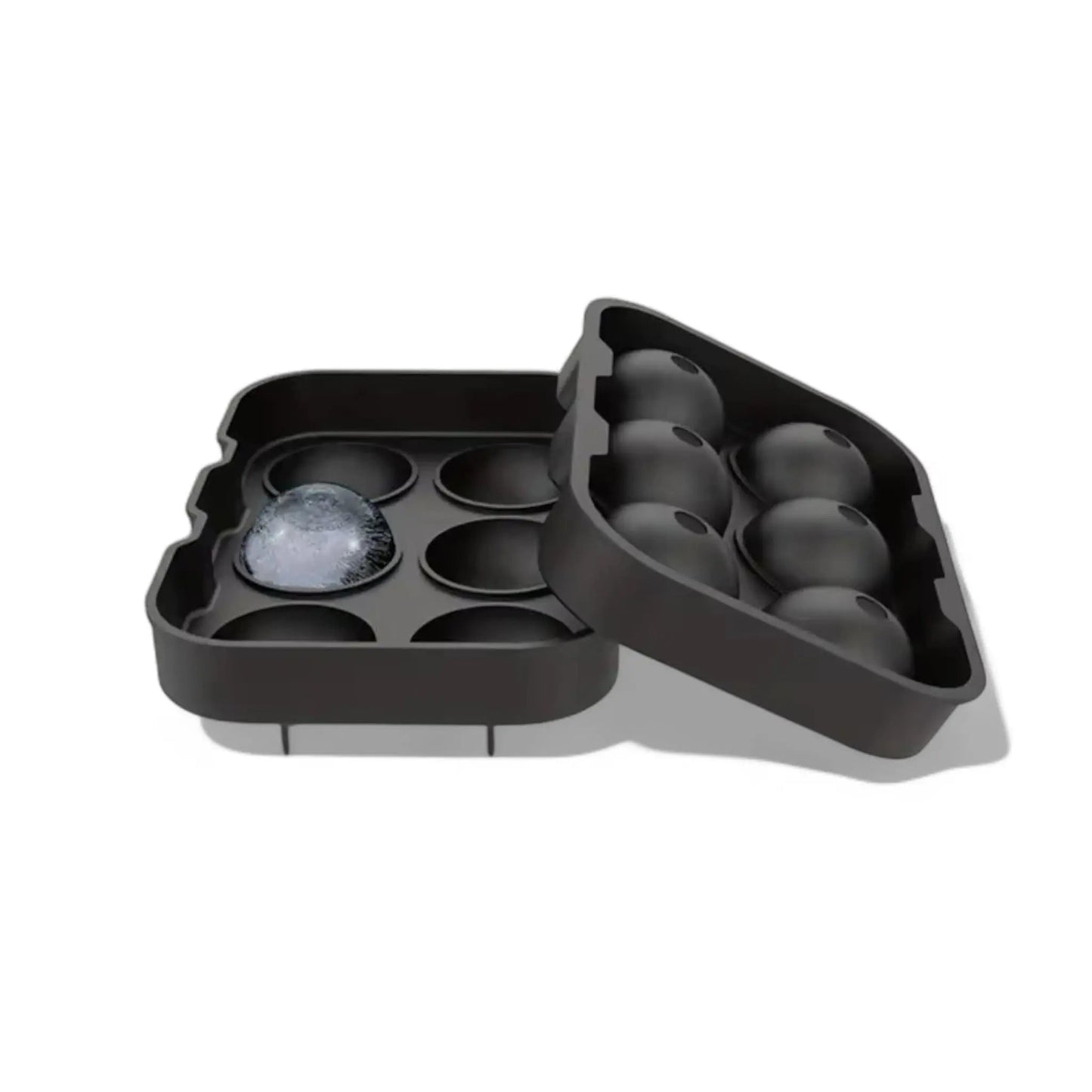Ice cube mold set – silicone bar tray with rose & gun shapes Geniogoods