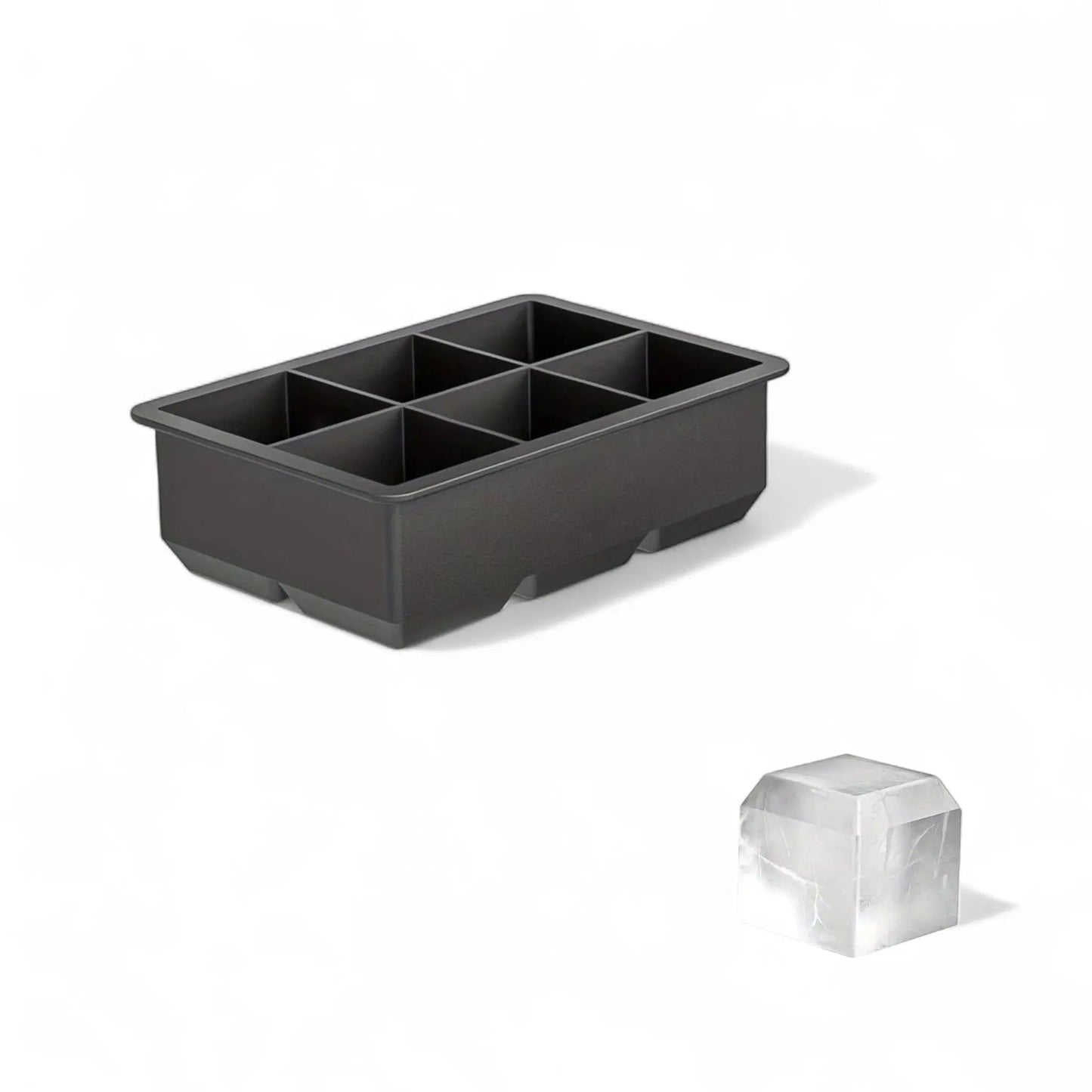Ice cube mold set – silicone bar tray with rose & gun shapes Geniogoods