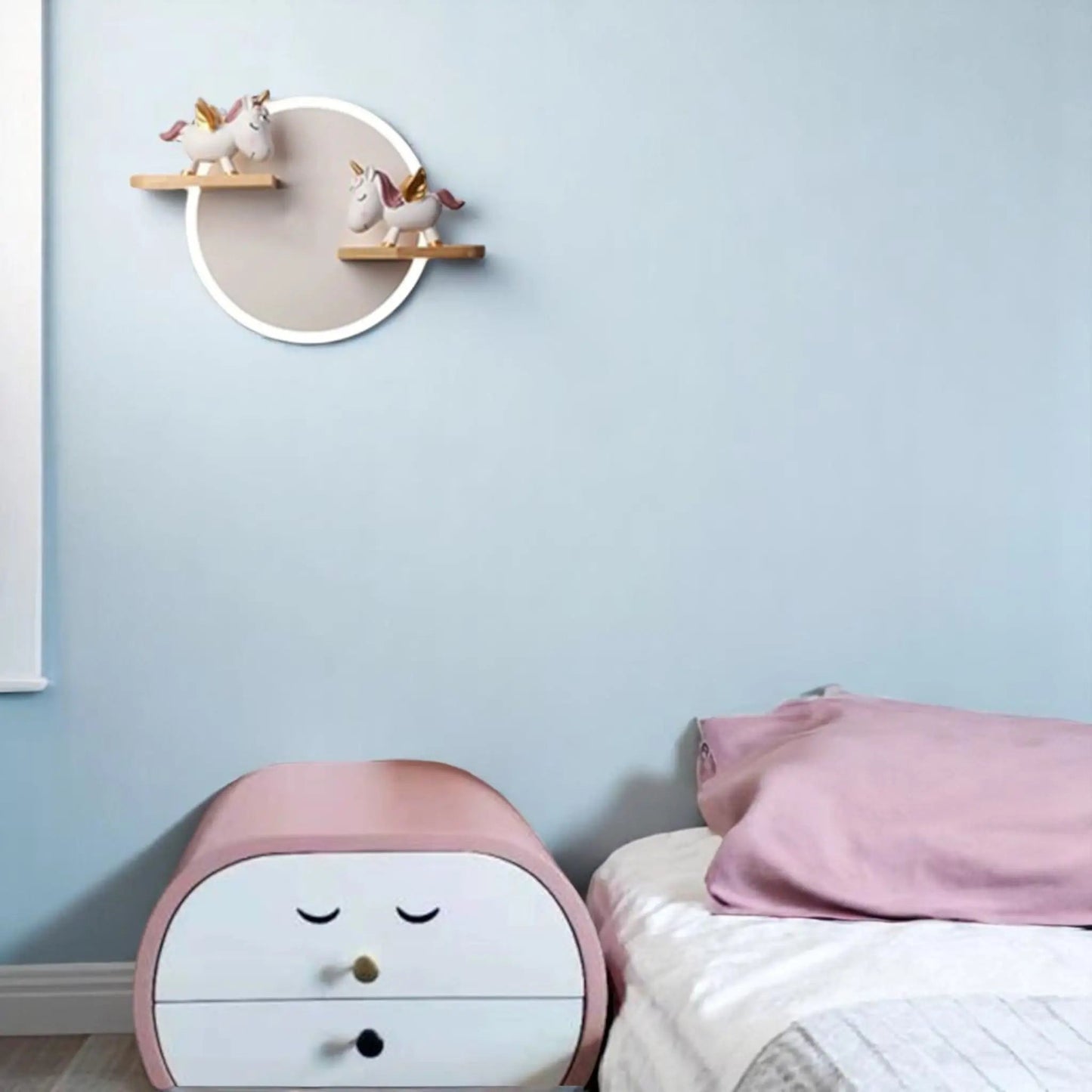 Kids Wall Lamp – Decorative LED Night Light with Dolls & Characters Geniogoods