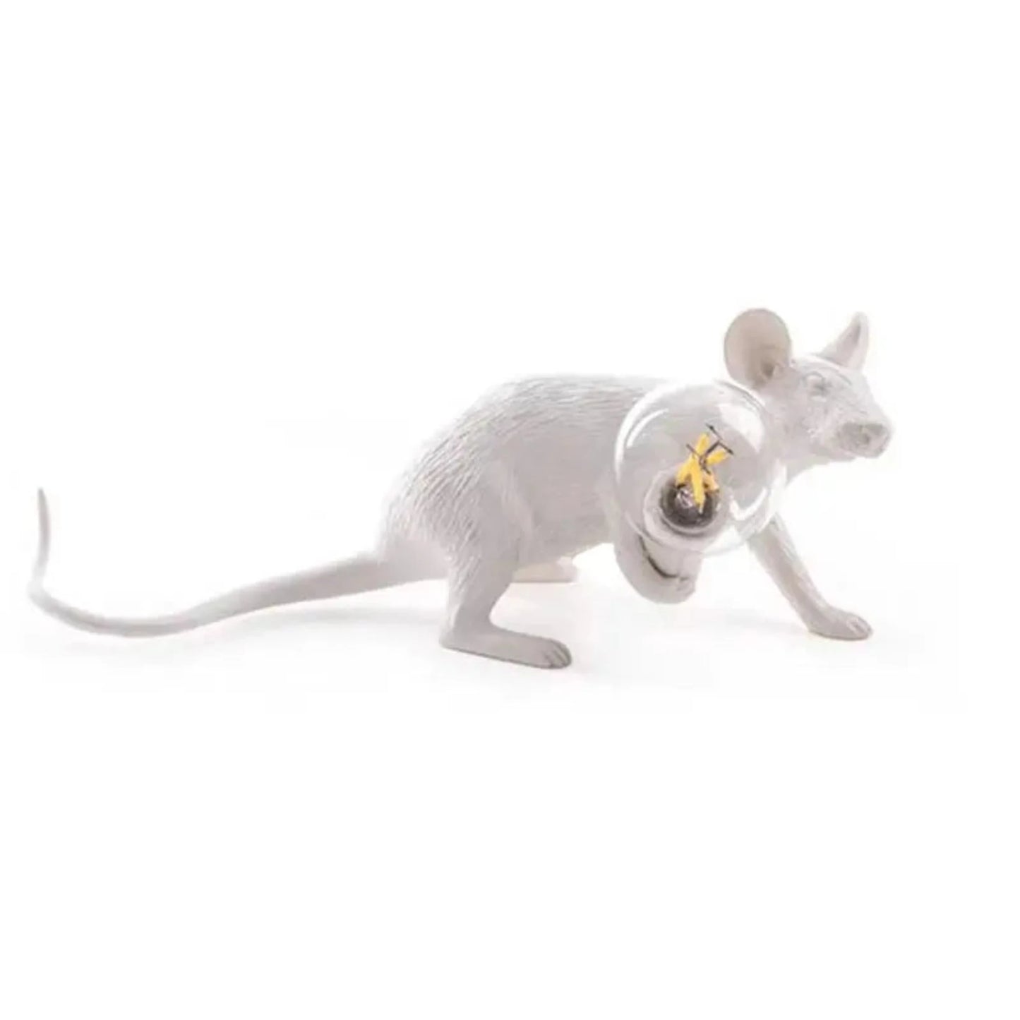 LED Mouse Table Lamp – Whimsical Resin Animal Night Light for Home Decor