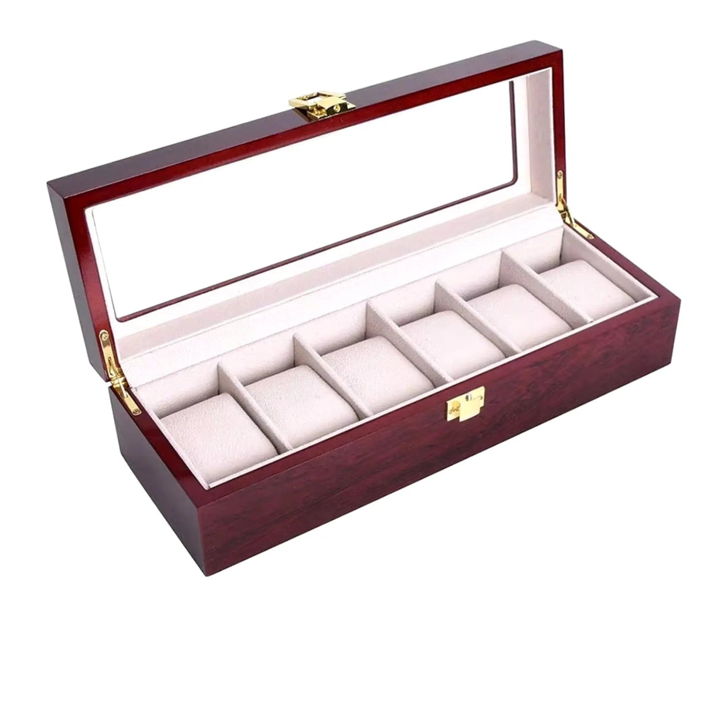 Luxury Watch Box | Wooden Organizer for Watches and Jewelry Display