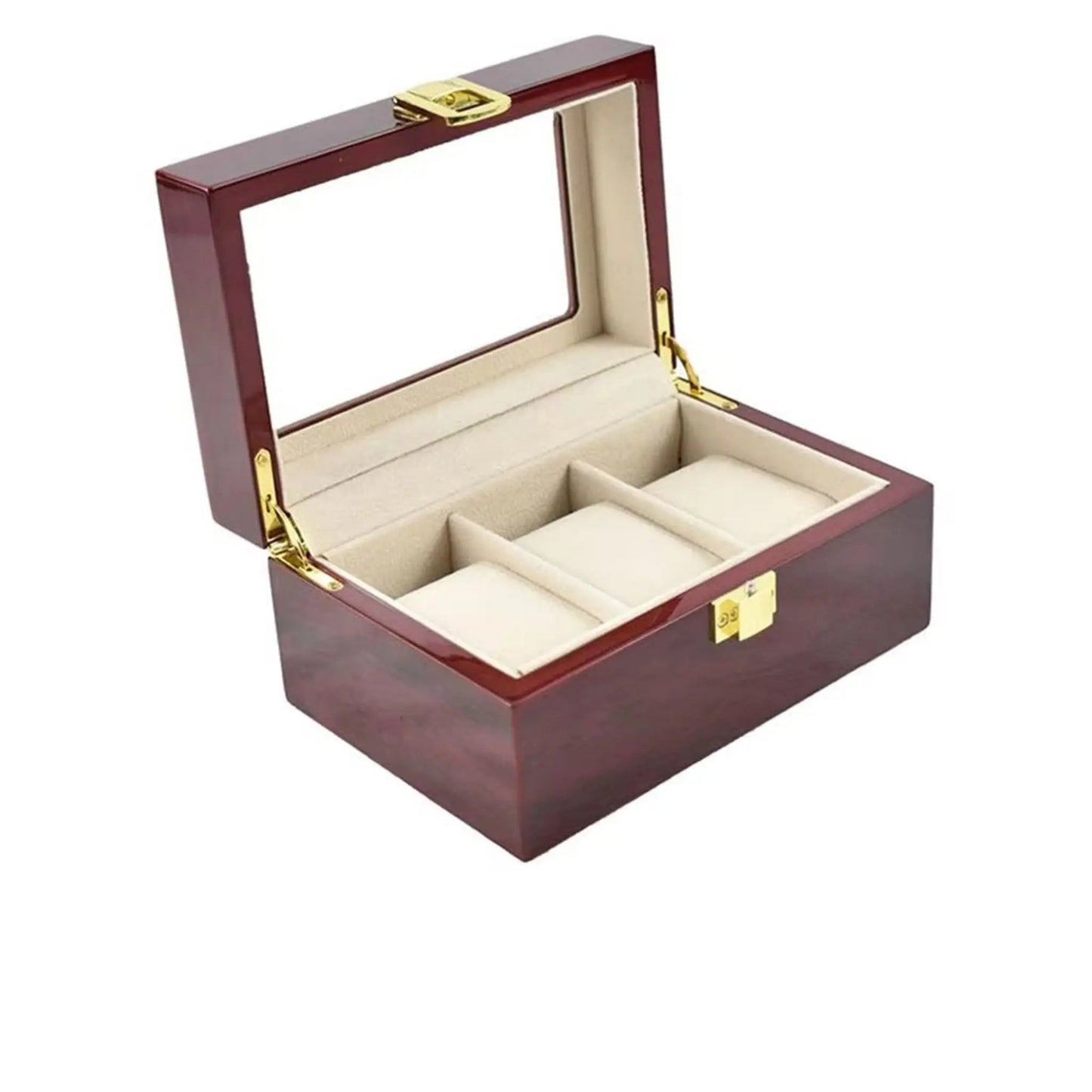 Luxury Watch Box | Wooden Organizer for Watches and Jewelry Display