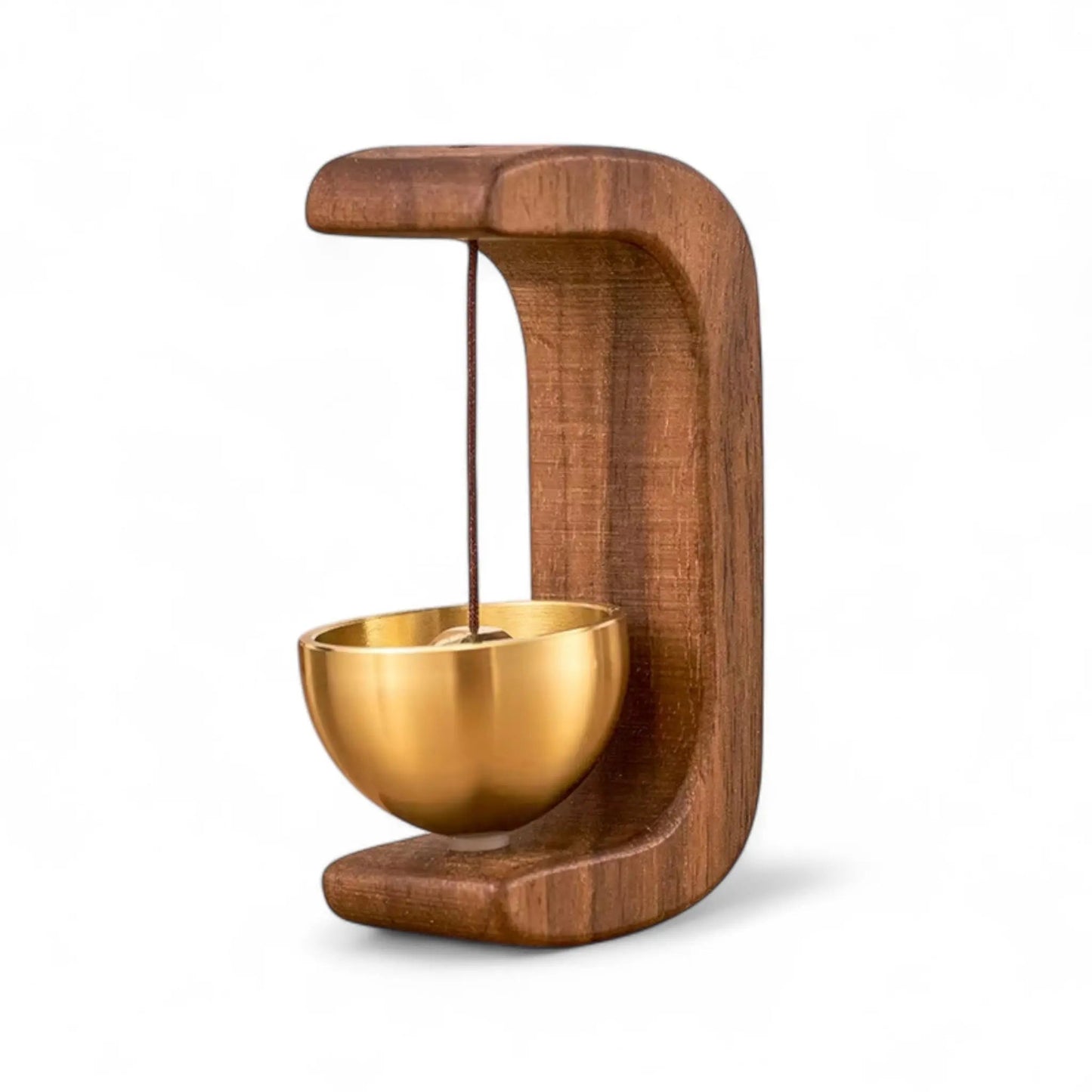 Magnetic Wooden Doorbell Chime – Beech & Copper Entry Bell Geniogoods