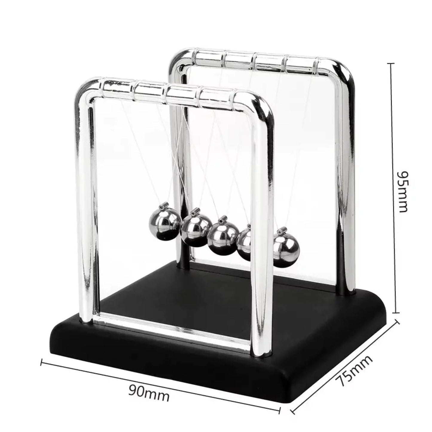 Newton’s Cradle Desk Toy – Classic Science Pendulum for Office & Home Decor