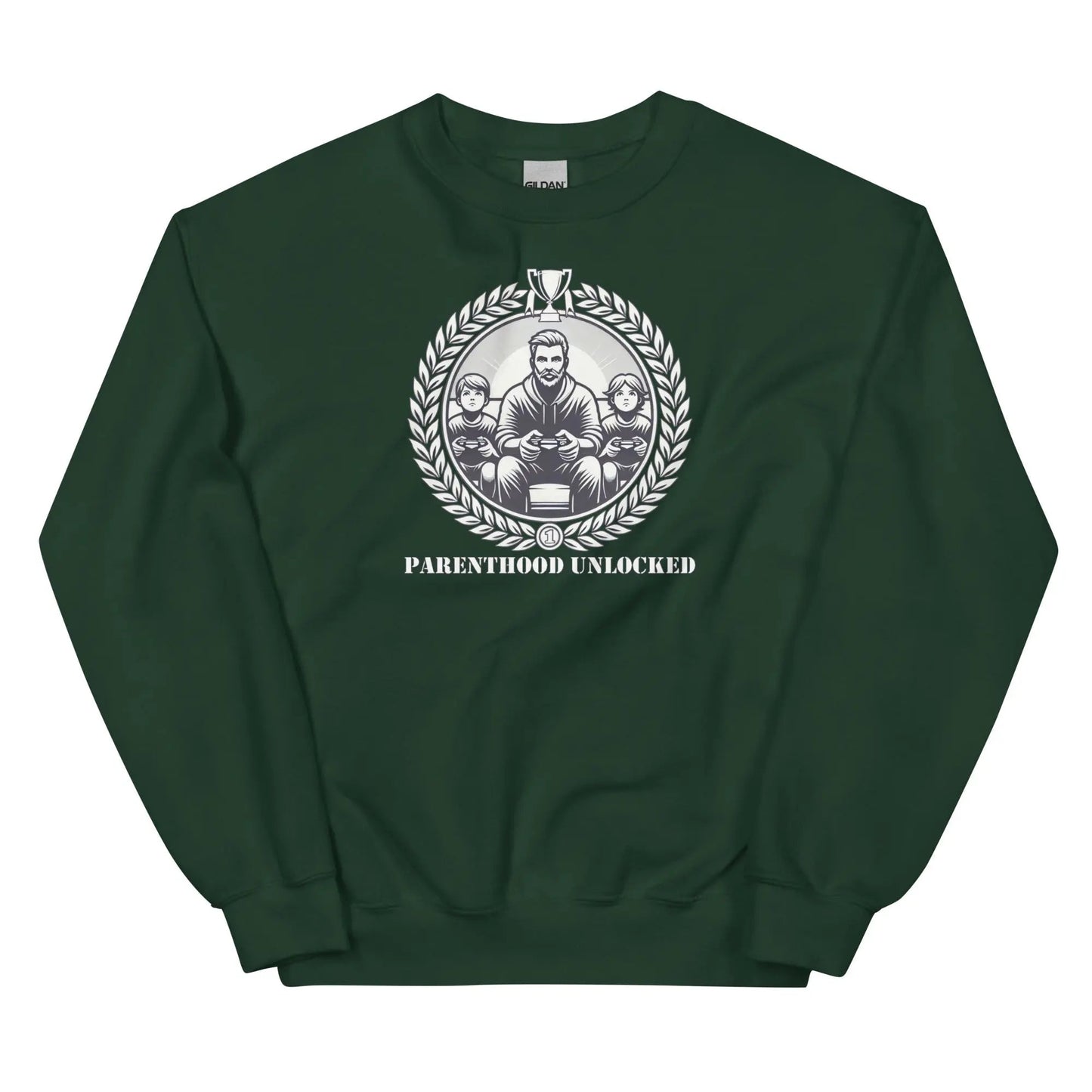 Parenthood Unlocked Sweatshirt | Unisex Classic | Gamer Achievement Tee for New Parents Geniogoods