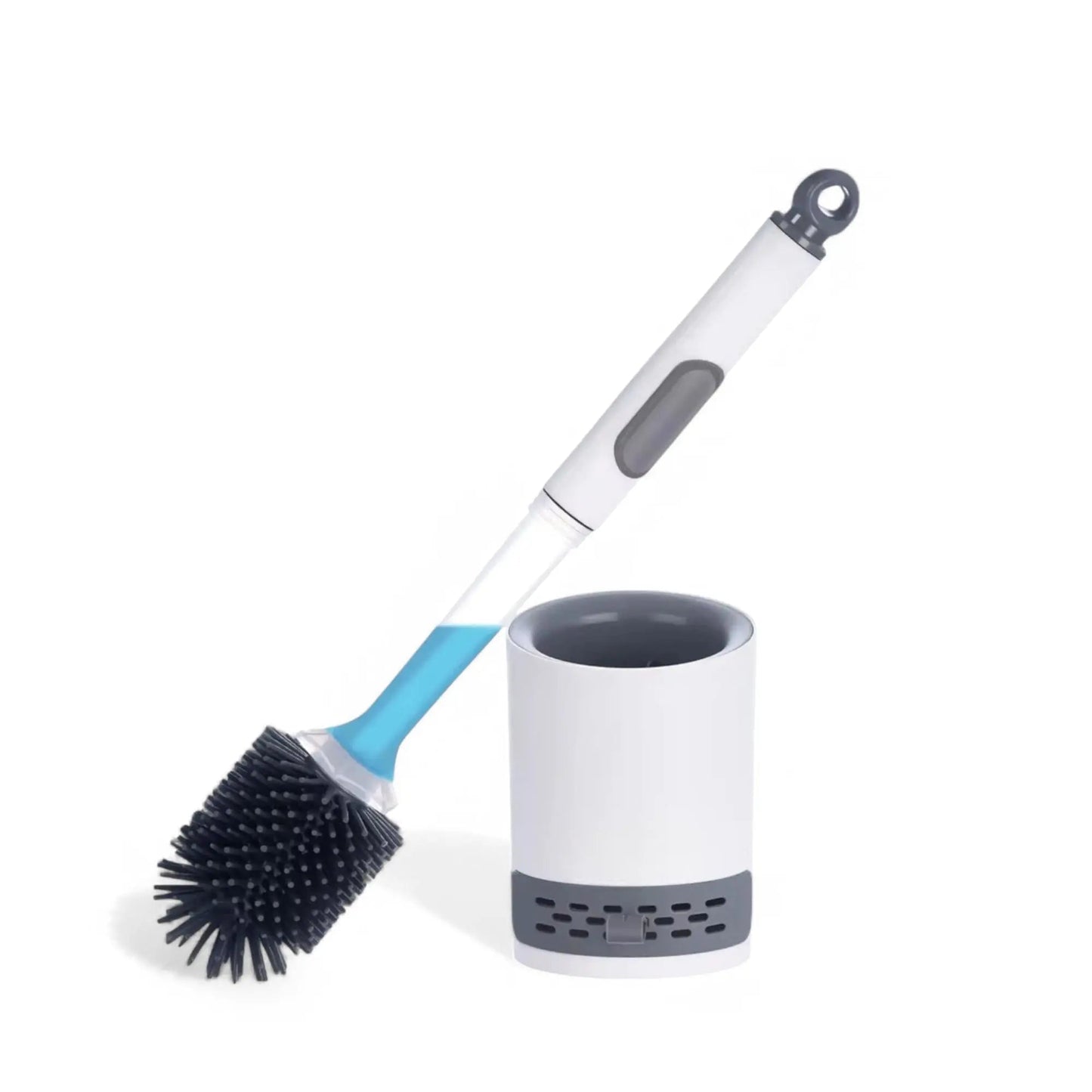 Water Spray Silicone Toilet Brush | Wall-Mounted & Hygienic Geniogoods