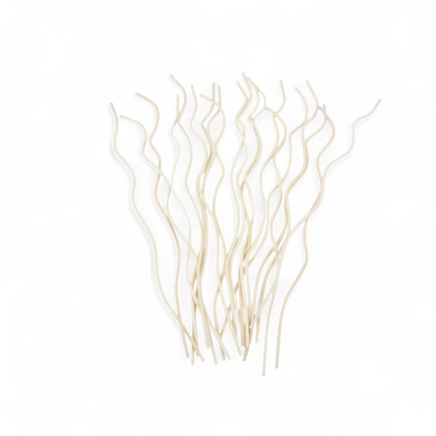 Wavy Rattan Diffuser Sticks – 20pcs Refill for Home Fragrance Decor Geniogoods