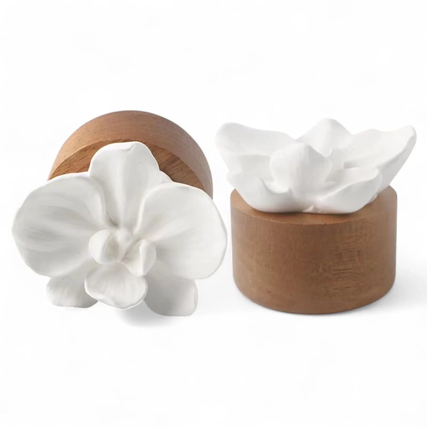 White Gypsum Rose Diffuser – Elegant DIY Scent Stone for Car & Home Meta Description Geniogoods