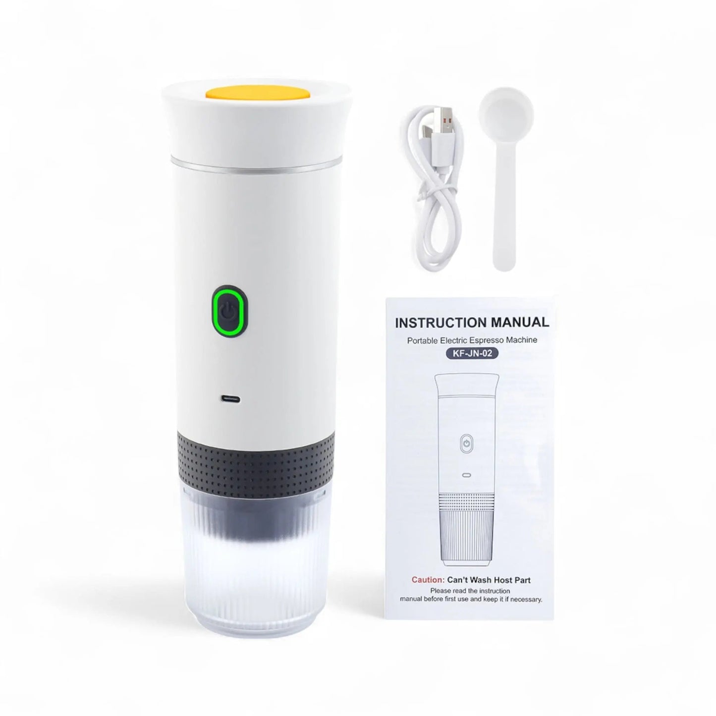 Wireless Portable Espresso Coffee Machine – 20 Bar, 3-in-1 Capsule Geniogoods