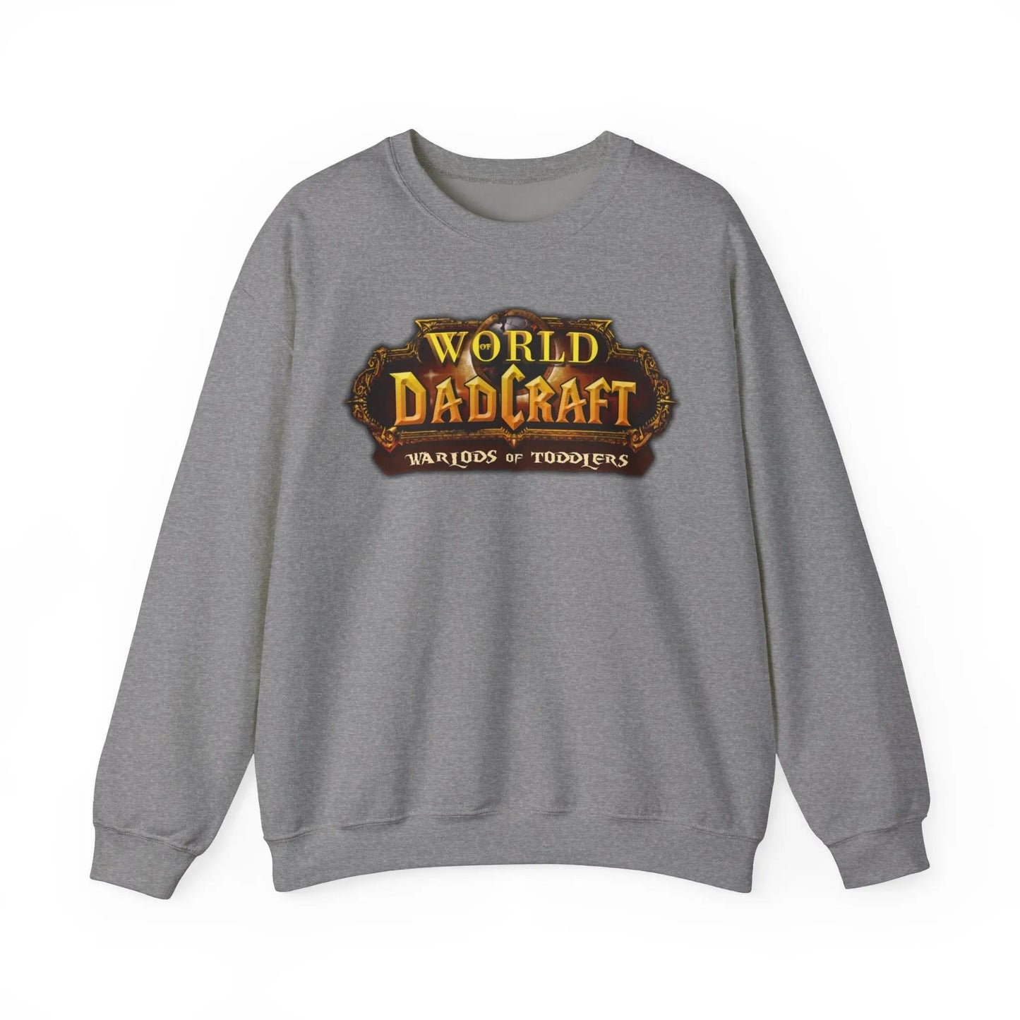 World of Dadcraft | Unisex Crewneck Sweatshirt | Perfect for World of Warcraft Dads Geniogoods