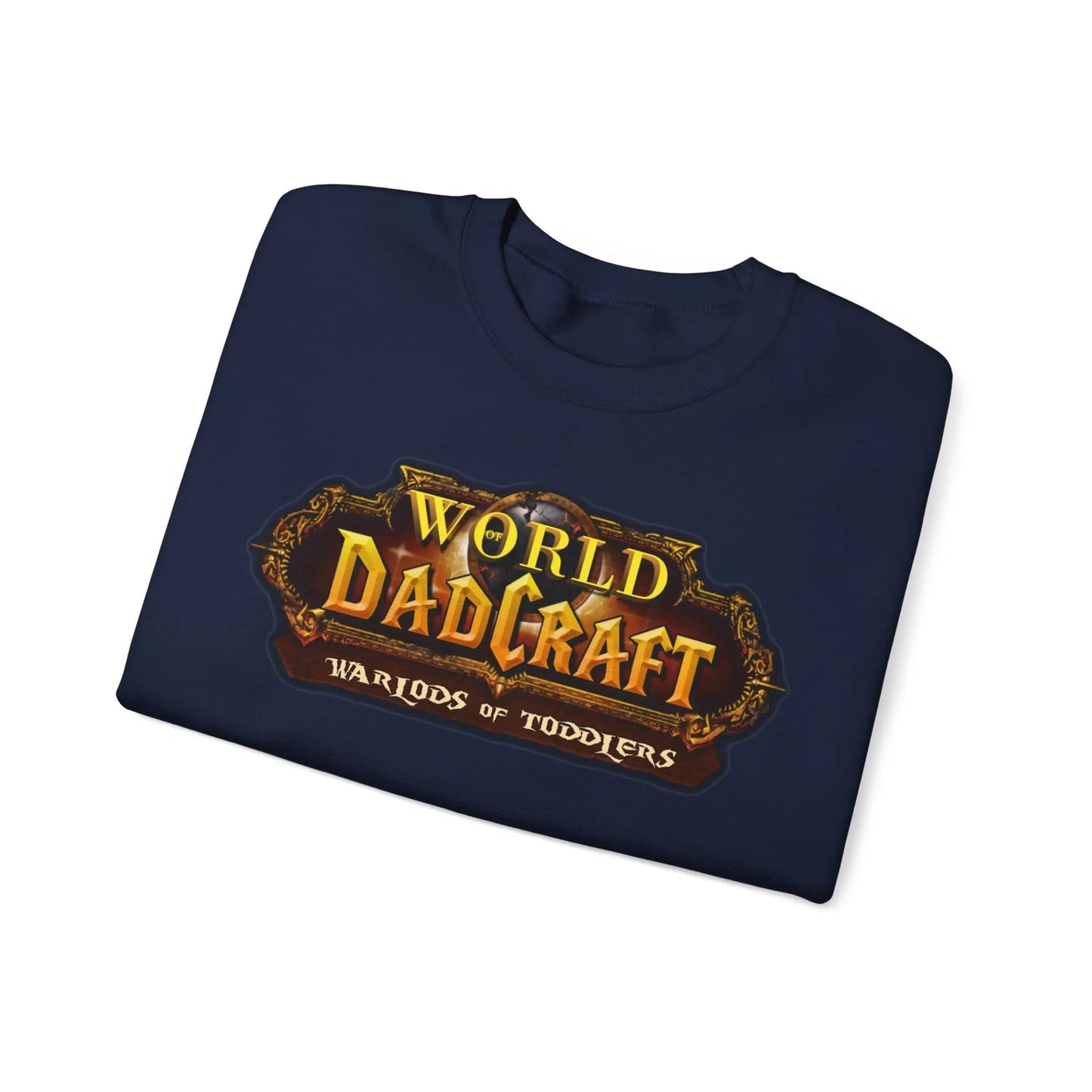 World of Dadcraft | Unisex Crewneck Sweatshirt | Perfect for World of Warcraft Dads Geniogoods
