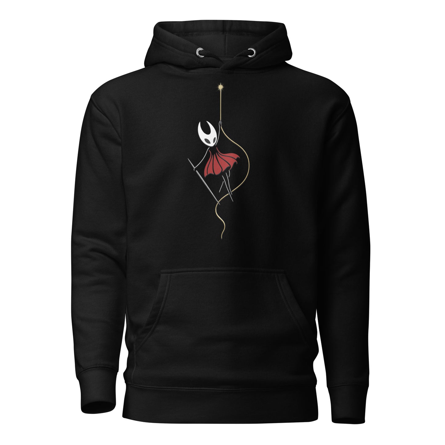 Silksong Ascension Hoodie – Rise in Light | Hornet Art – fan-made gamer merch by GenioGoods