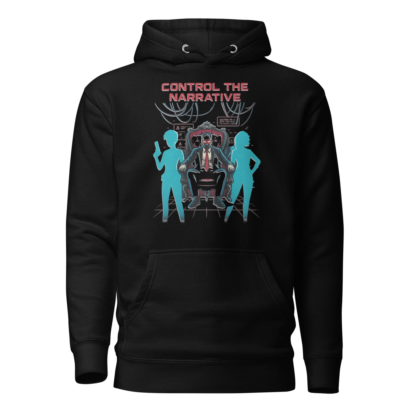 Split Fiction Control the Narrative Hoodie – Glitch Power – fan-made gamer merch by GenioGoods
