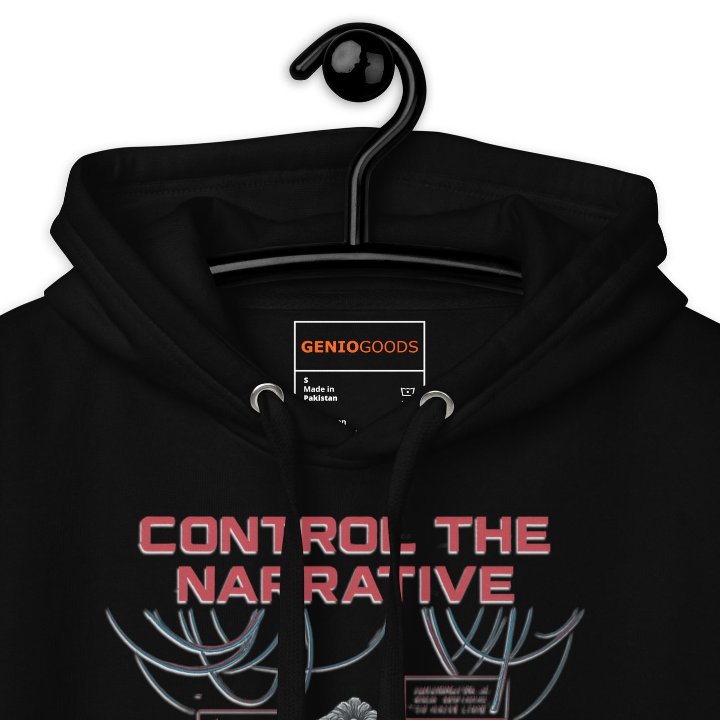 Split Fiction Control the Narrative Hoodie – Glitch Power – fan-made gamer merch by GenioGoods