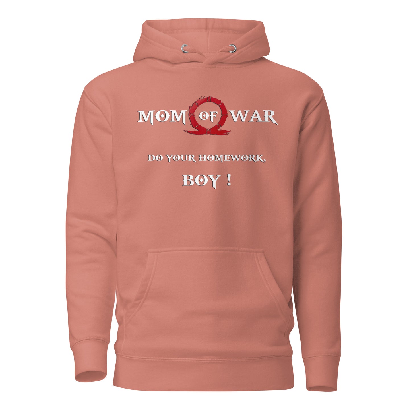 Mom of War Hoodie – Gamer Parody for Legendary Moms – fan-made gamer merch by GenioGoods