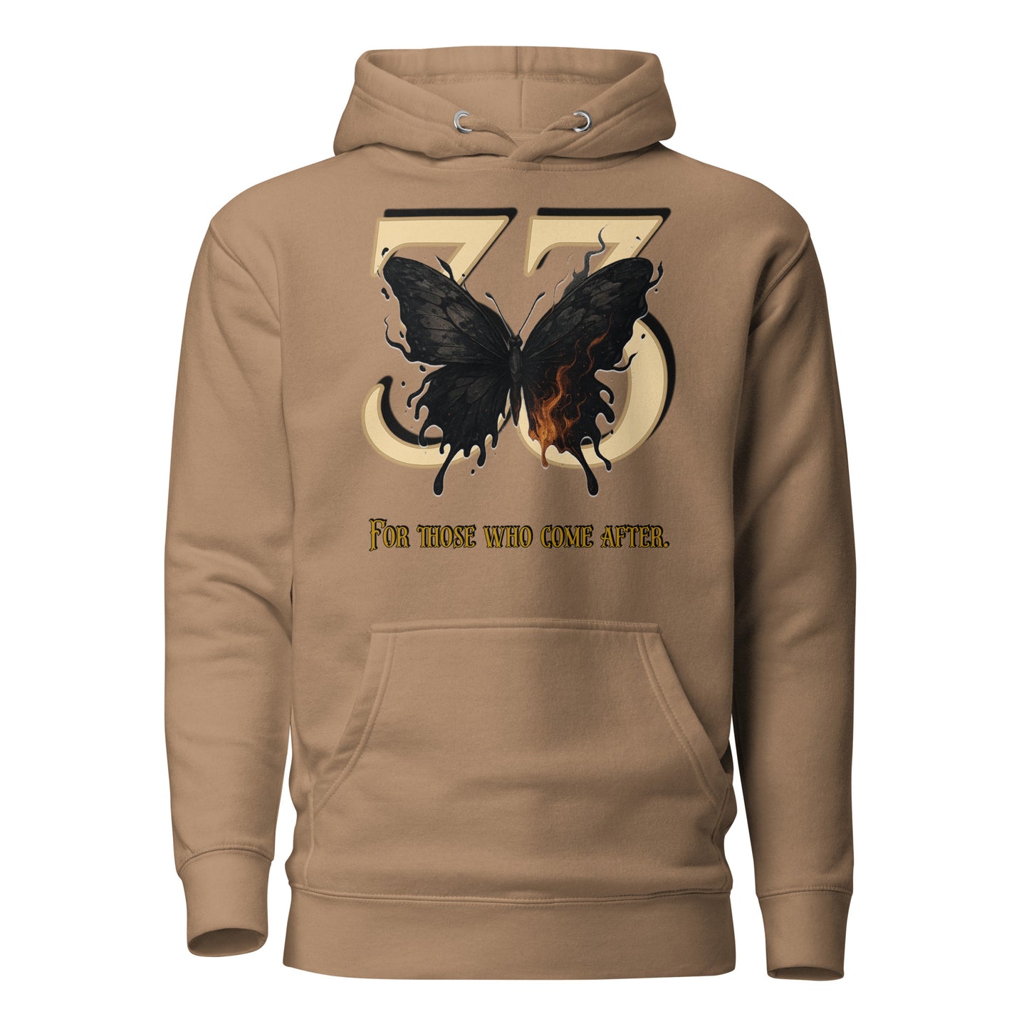 Clair Obscur 33 Hoodie – Legacy Butterfly Tribute – fan-made gamer merch by GenioGoods