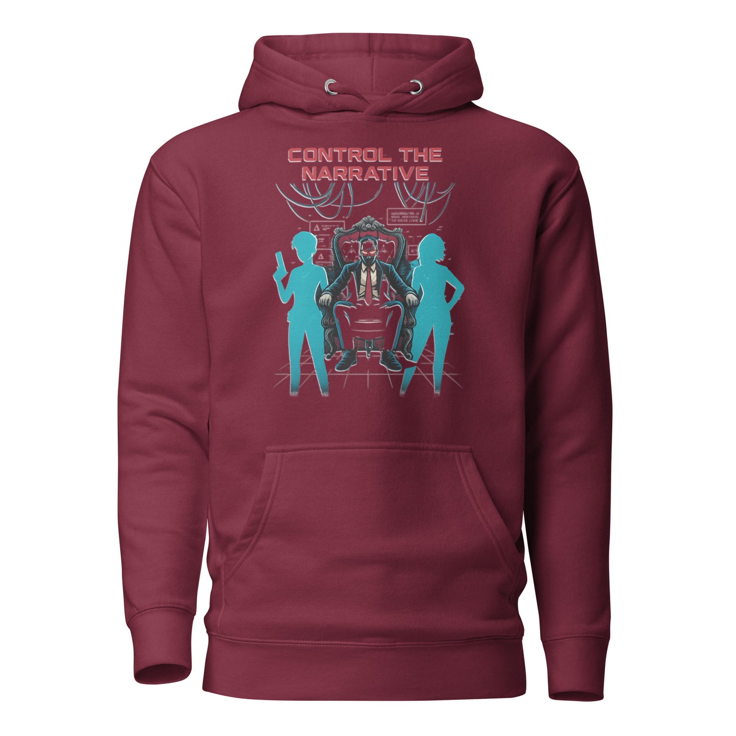 Split Fiction Control the Narrative Hoodie – Glitch Power – fan-made gamer merch by GenioGoods