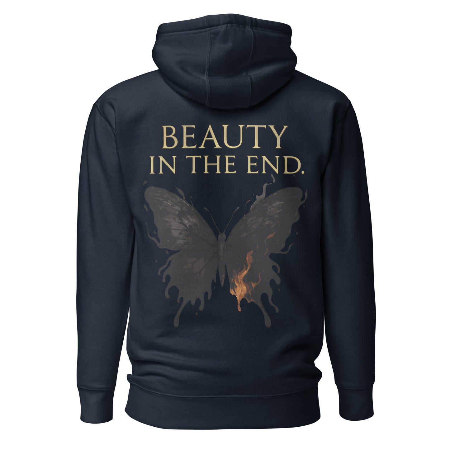 Dark Fantasy Hoodie – Beauty in the End | Clair Obscur 33 – fan-made gamer merch by GenioGoods