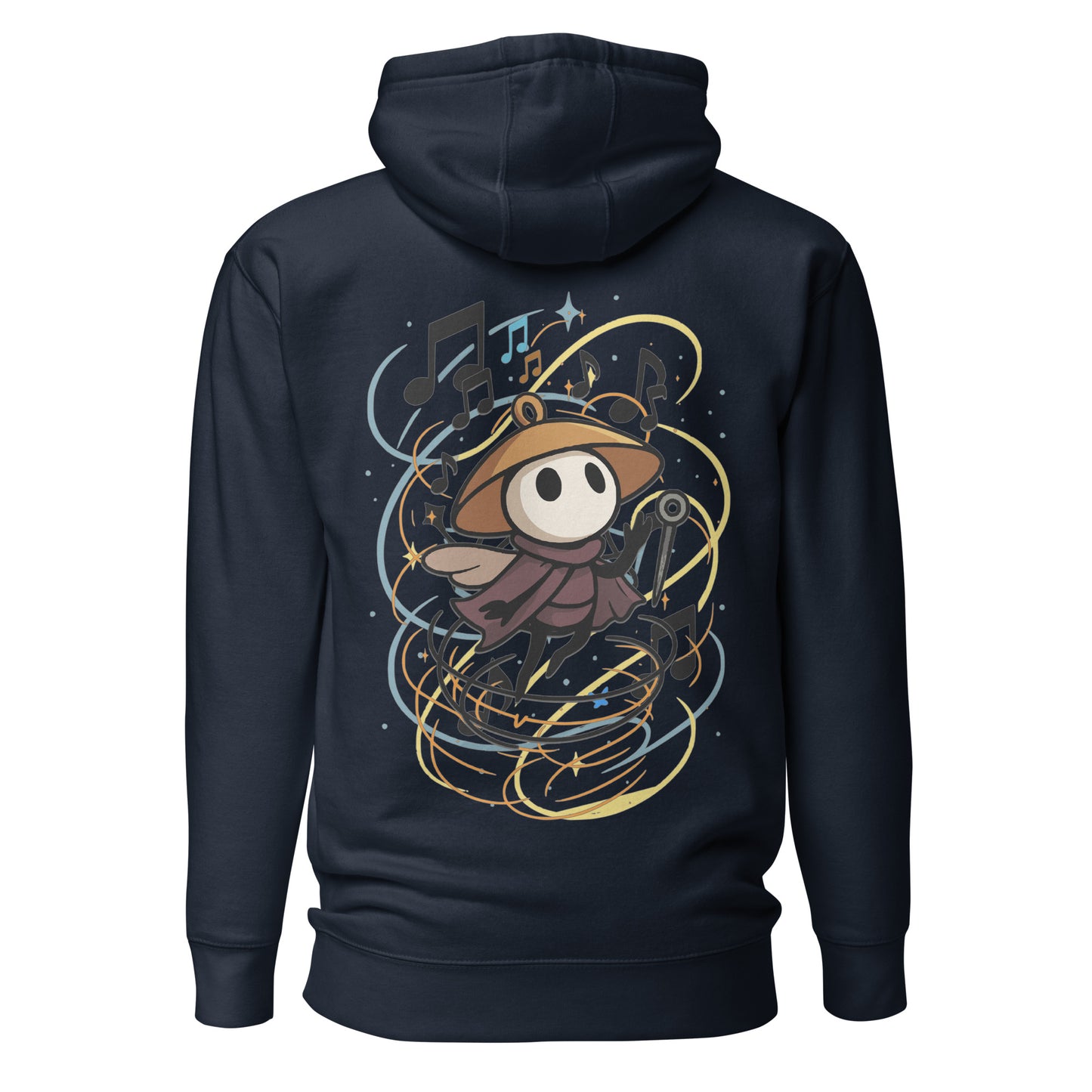 Silksong Bard Hoodie – Musical Tribute | Hollow Knight – fan-made gamer merch by GenioGoods