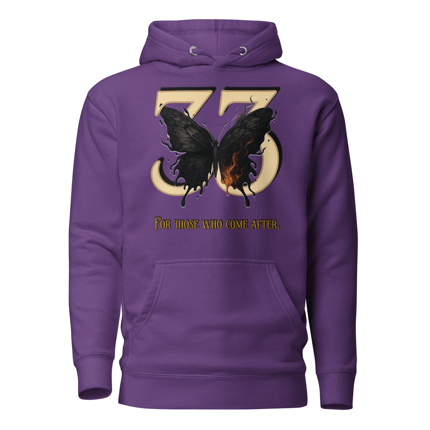 Clair Obscur 33 Hoodie – Legacy Butterfly Tribute – fan-made gamer merch by GenioGoods