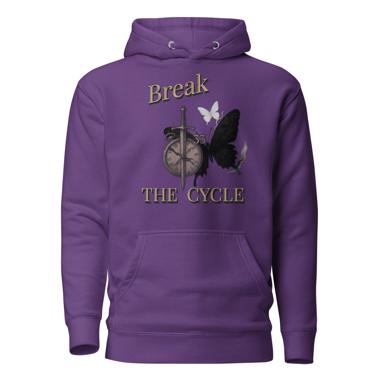 Break the Cycle Hoodie – Symbol of Rebirth | Clair Obscur 33 – fan-made gamer merch by GenioGoods