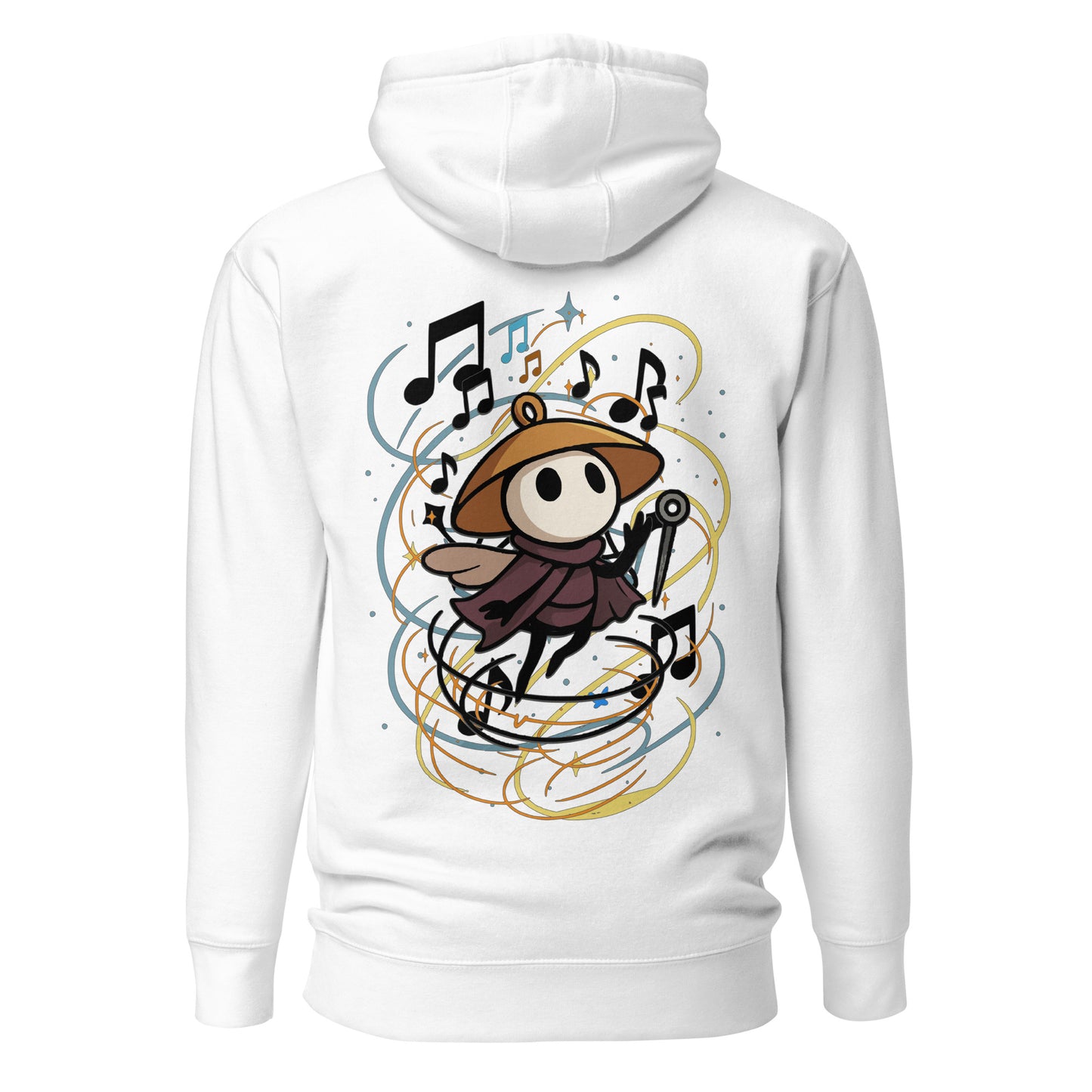 Silksong Bard Hoodie – Musical Tribute | Hollow Knight – fan-made gamer merch by GenioGoods