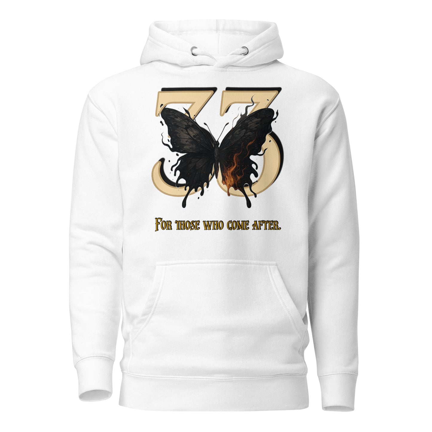 Clair Obscur 33 Hoodie – Legacy Butterfly Tribute – fan-made gamer merch by GenioGoods