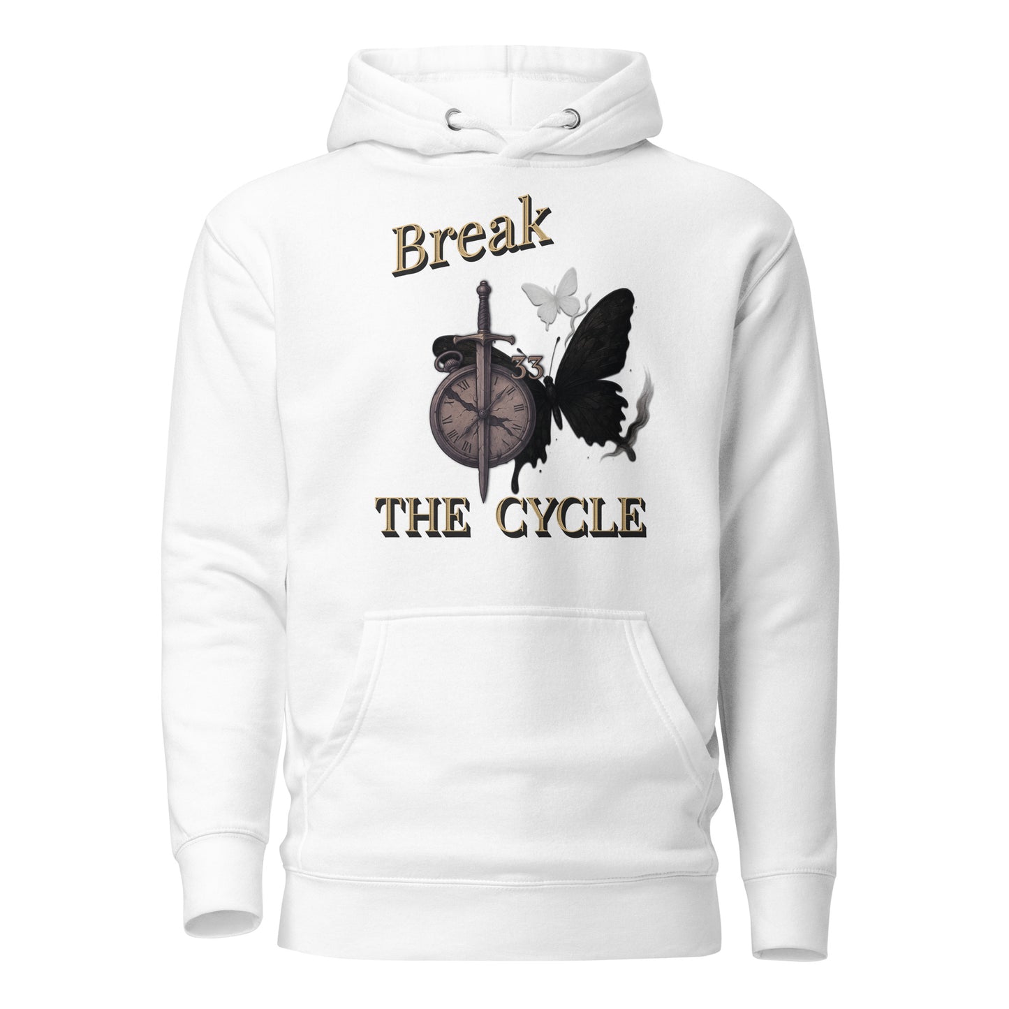 Break the Cycle Hoodie – Symbol of Rebirth | Clair Obscur 33 – fan-made gamer merch by GenioGoods